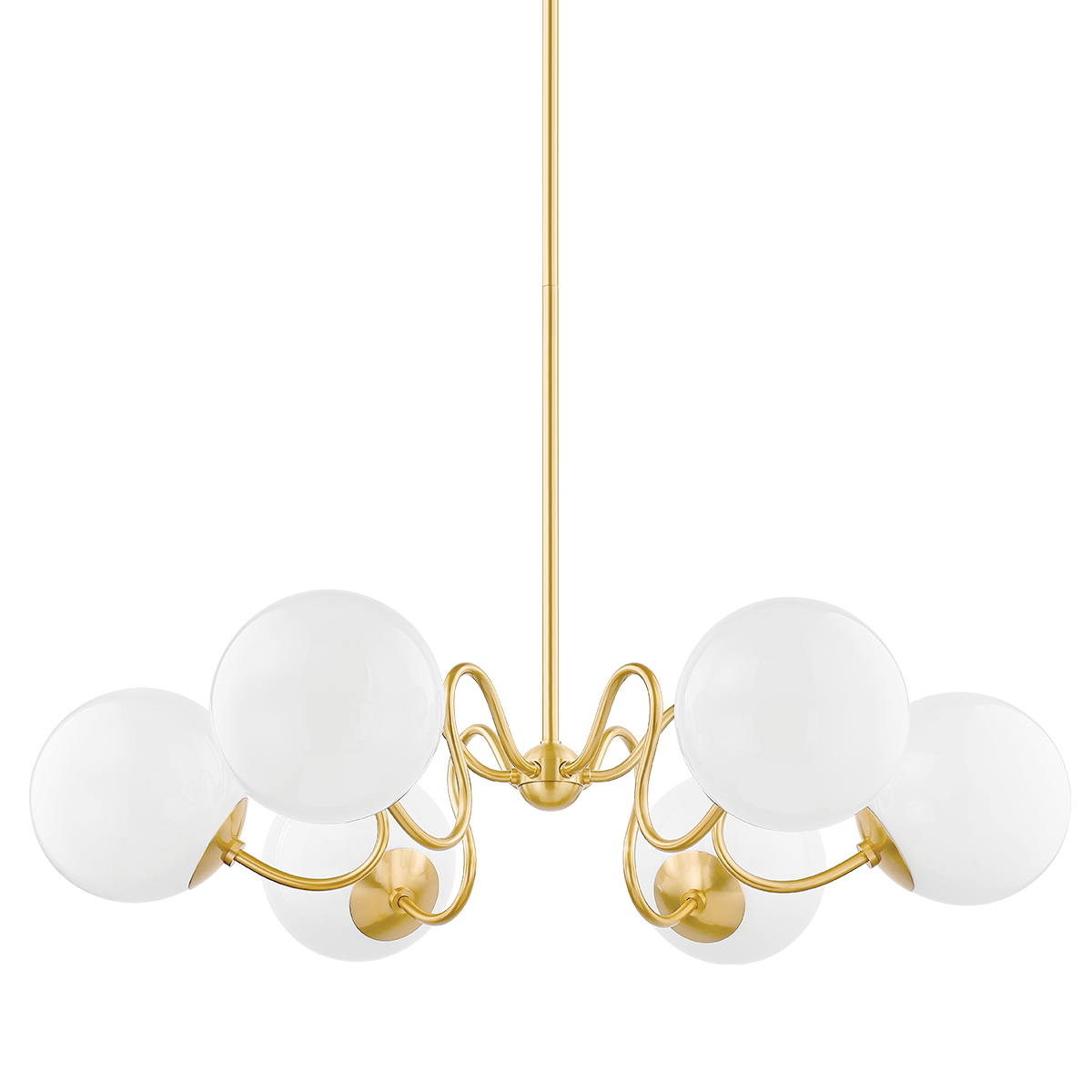 HAVANA Chandelier in Aged Brass Finish