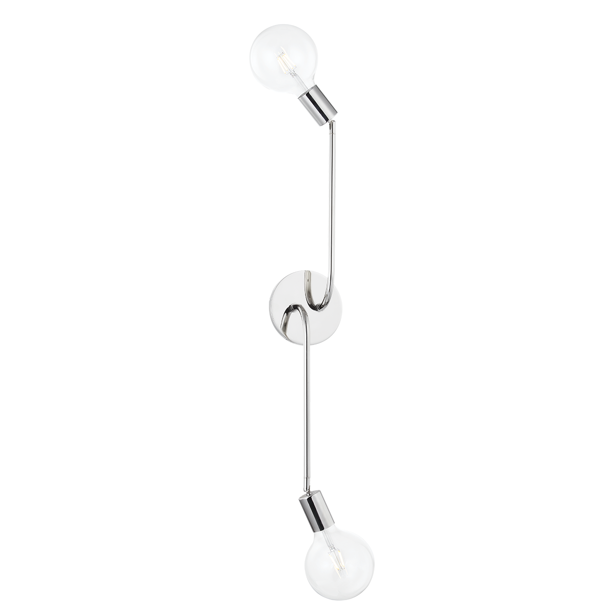 BLAKELY Wall Sconce in Polished Nickel Finish