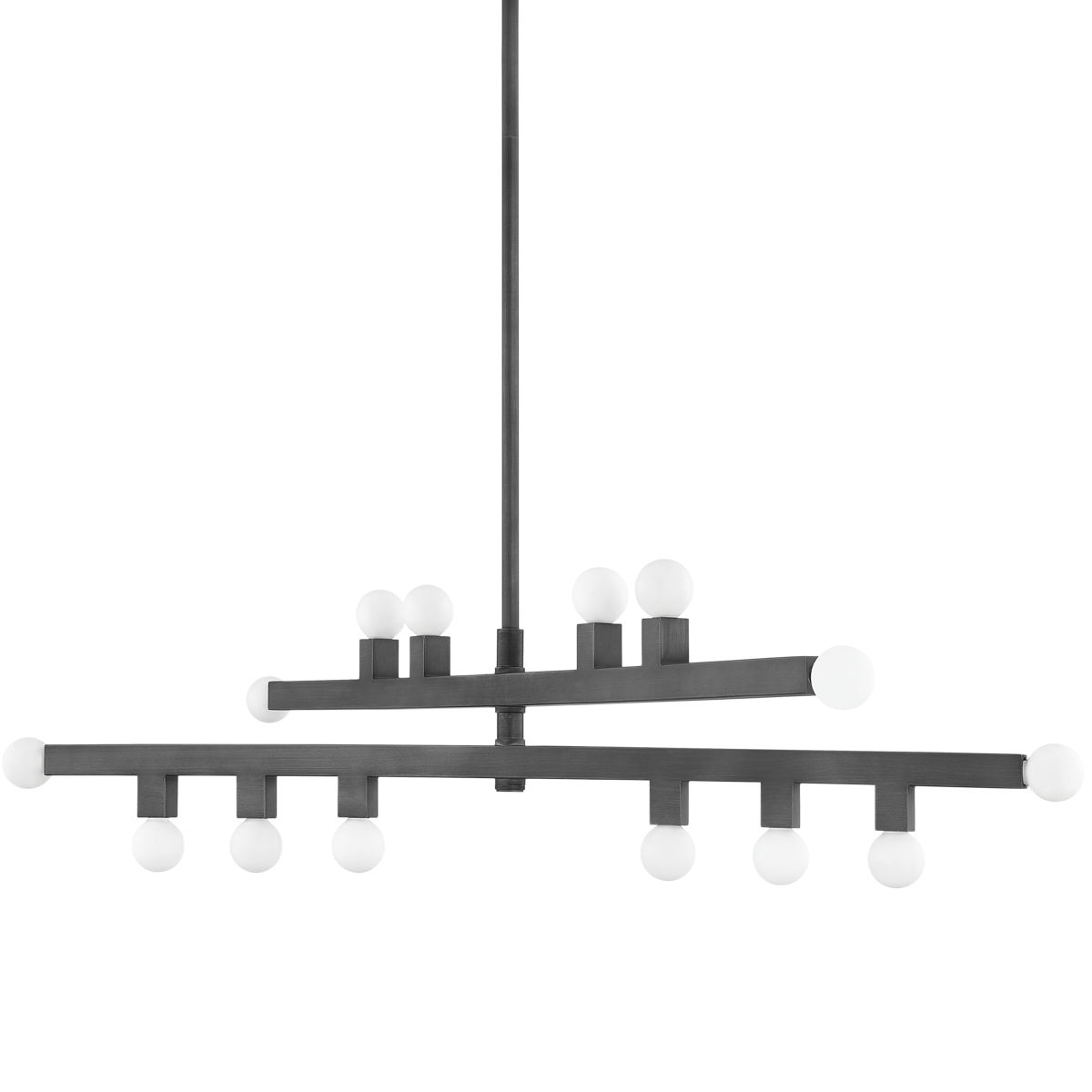 SUTTER Chandelier in Graphite Finish