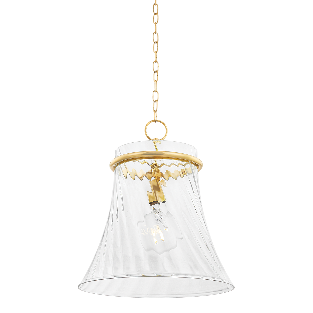 CANTANA Pendant in Aged Brass Finish