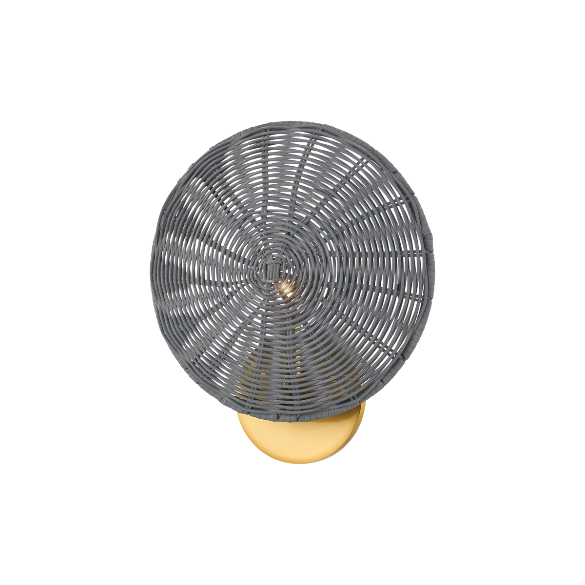 DESTINY Wall Sconce in Aged Brass Finish