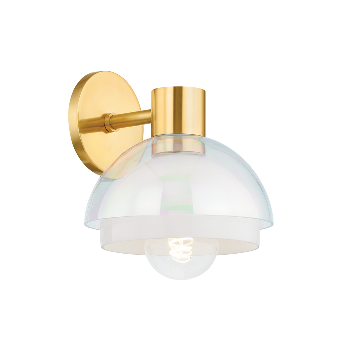 MODENA Wall Sconce in Aged Brass Finish