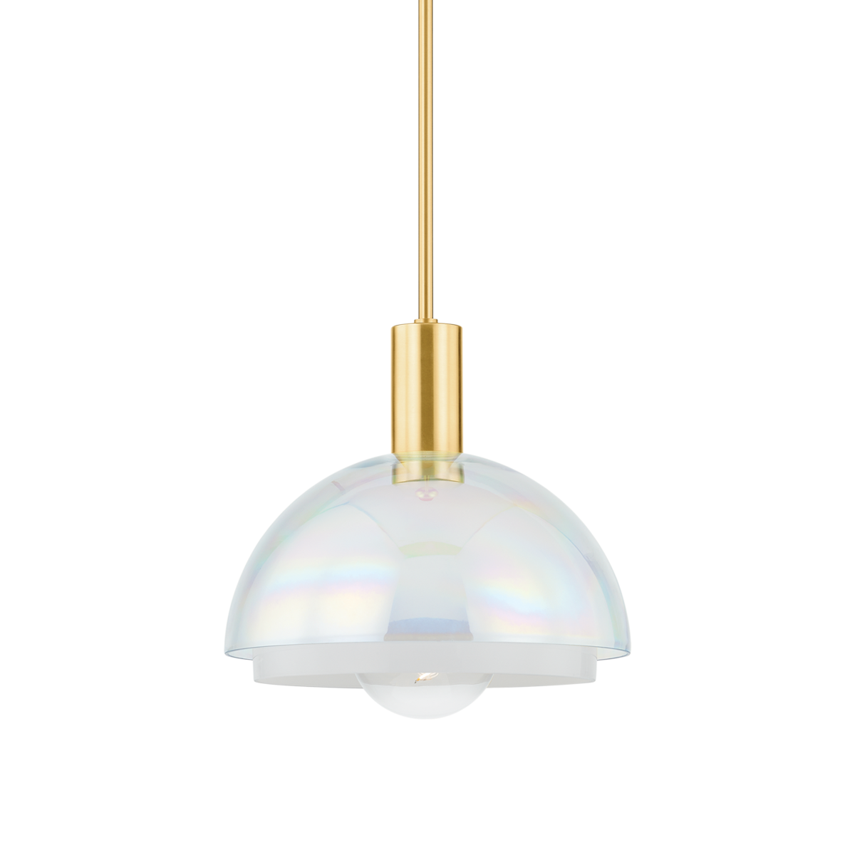 MODENA PENDANT in Aged Brass Finish