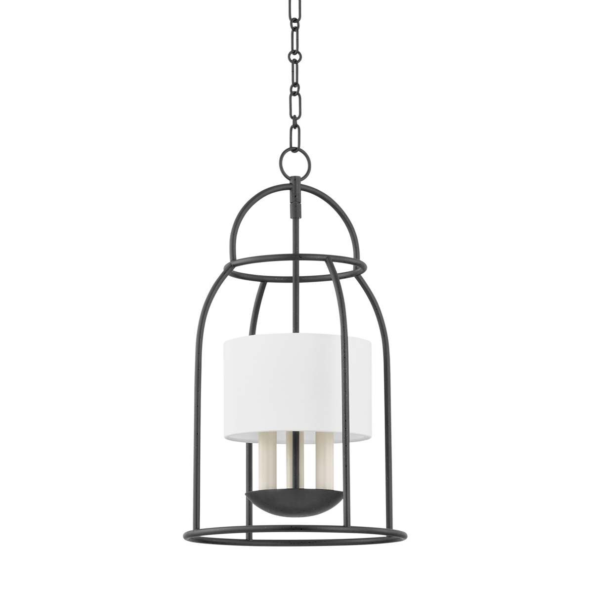 DELIA LANTERN in Aged Iron Finish