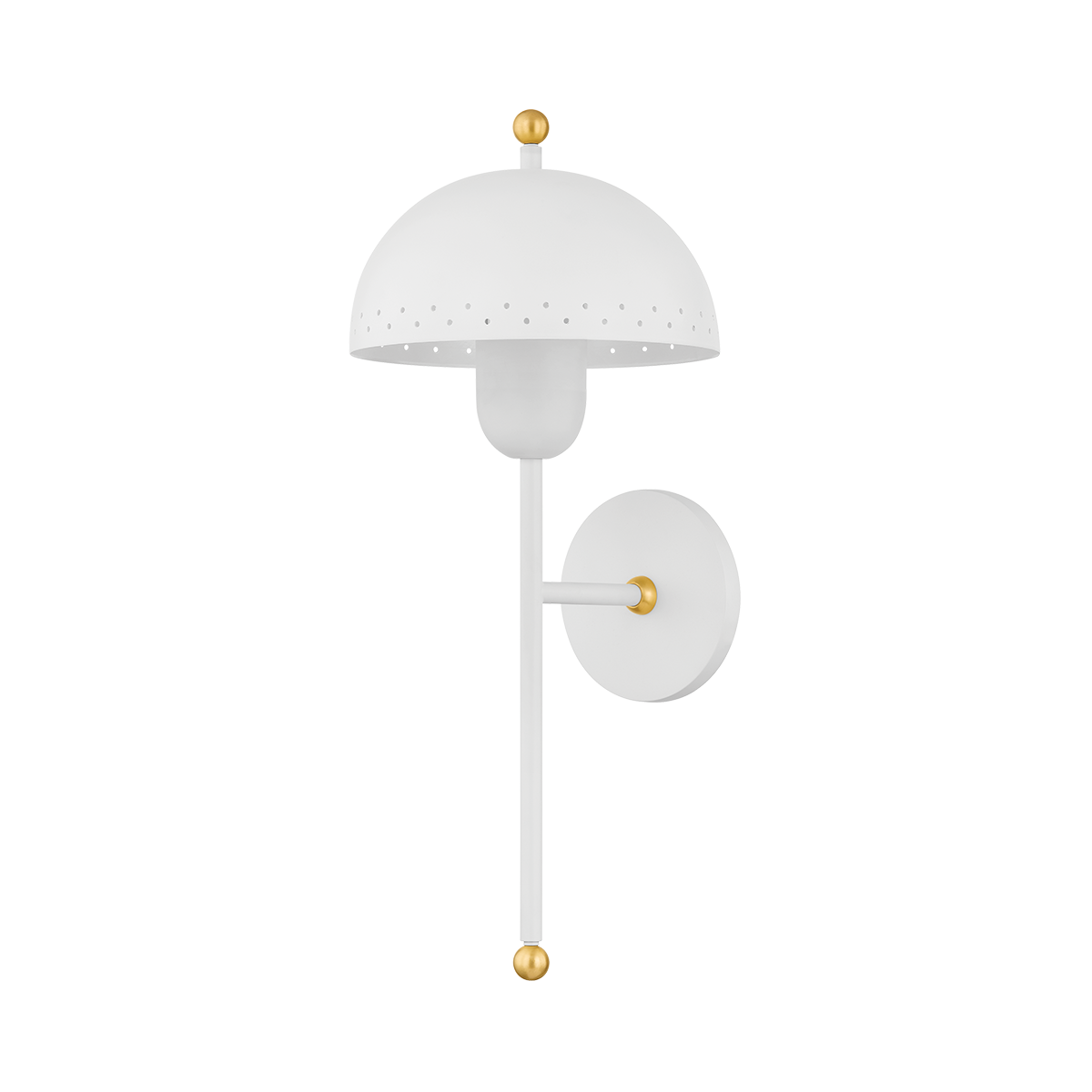 Jojo WALL SCONCE in AGED BRASS/SOFT WHITE Finish