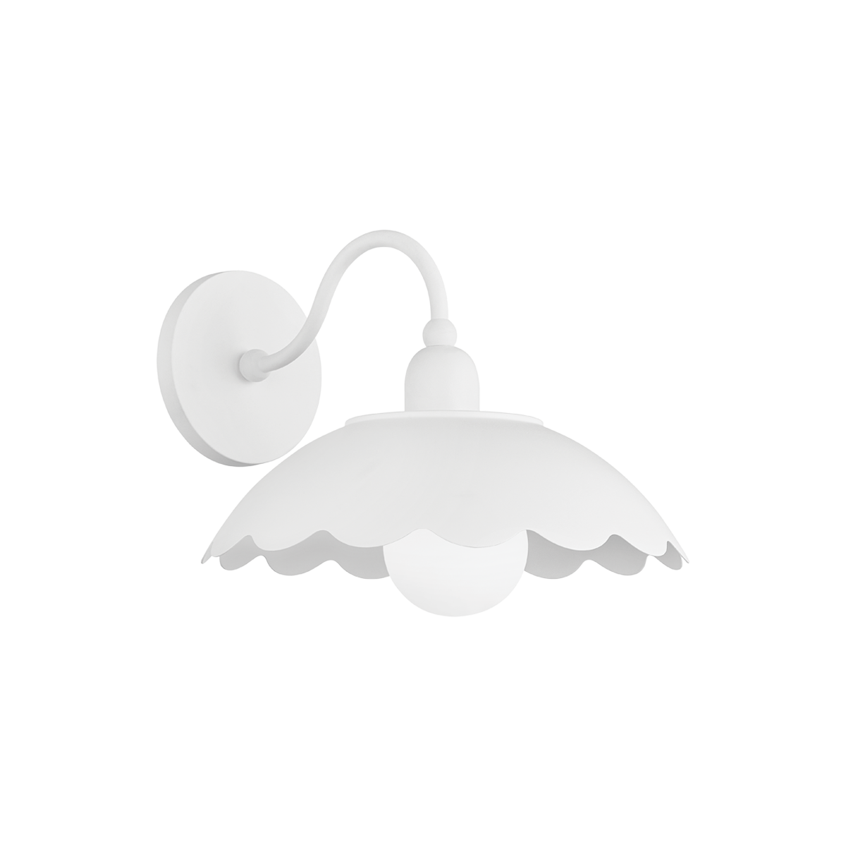 Yael WALL SCONCE in TEXTURED WHITE Finish