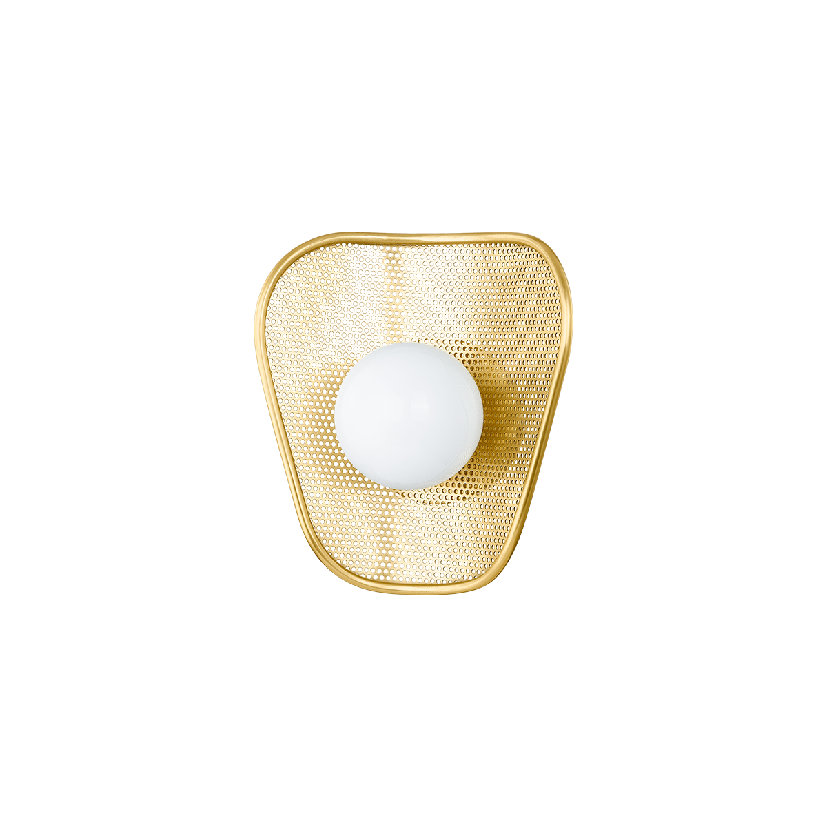 MARTA WALL SCONCE in AGED BRASS Finish