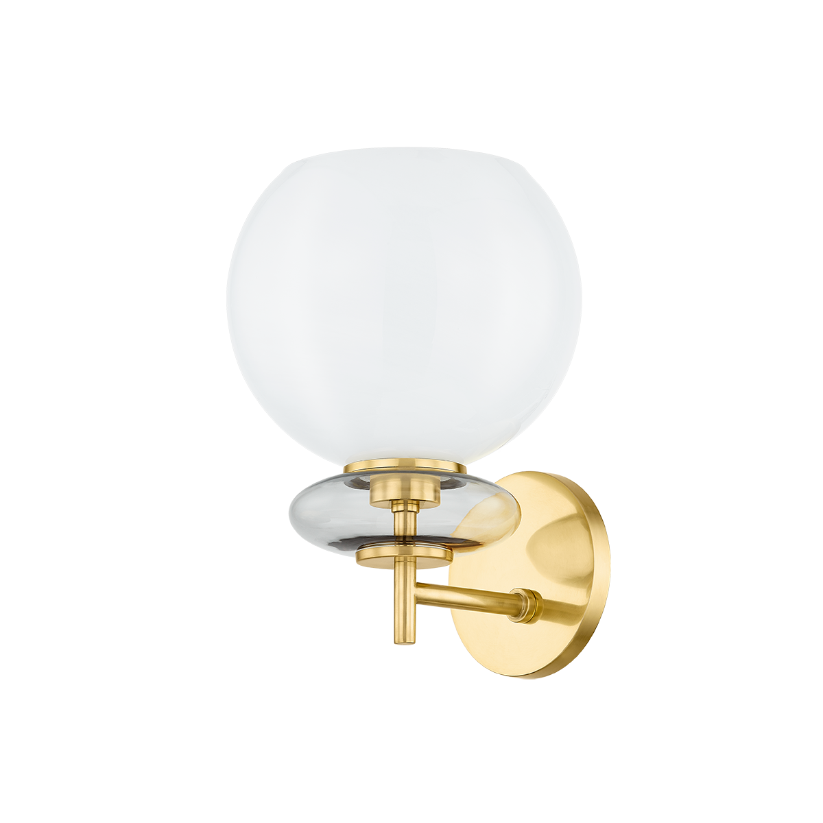 ALEXIA WALL SCONCE in AGED BRASS Finish