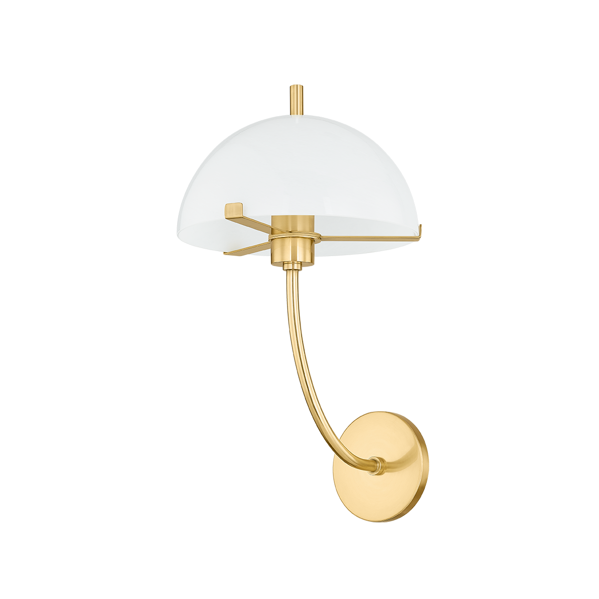 ATALA WALL SCONCE in AGED BRASS Finish