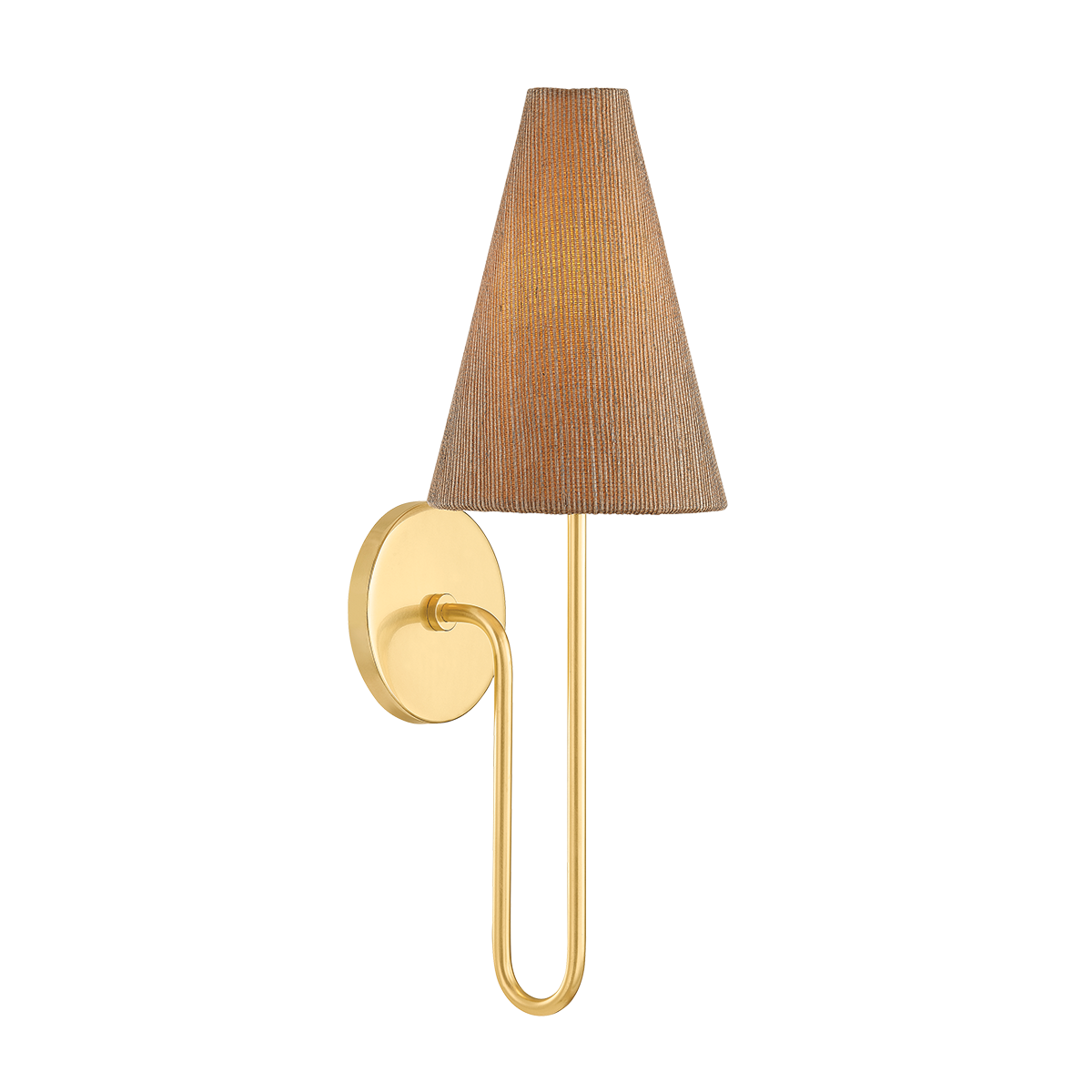 JESSEL Wall Sconce in AGED BRASS Finish