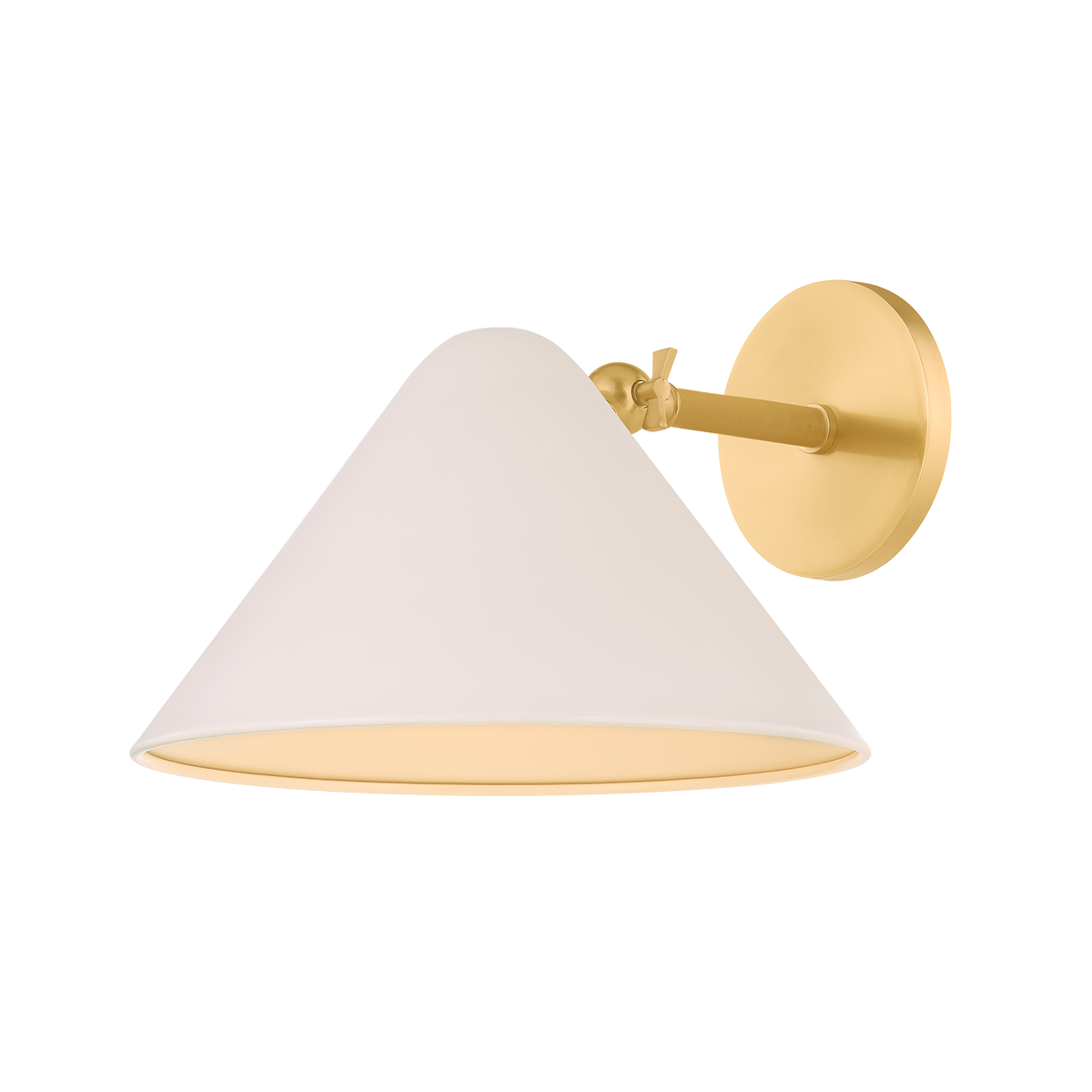 SONJA Wall Sconce in TRUE BRONZE/SOFT BISQUE Finish