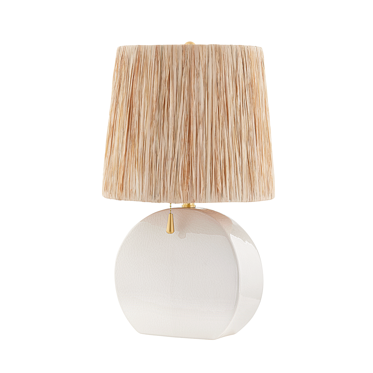 ANEESA Table Lamp in Aged Brass Finish