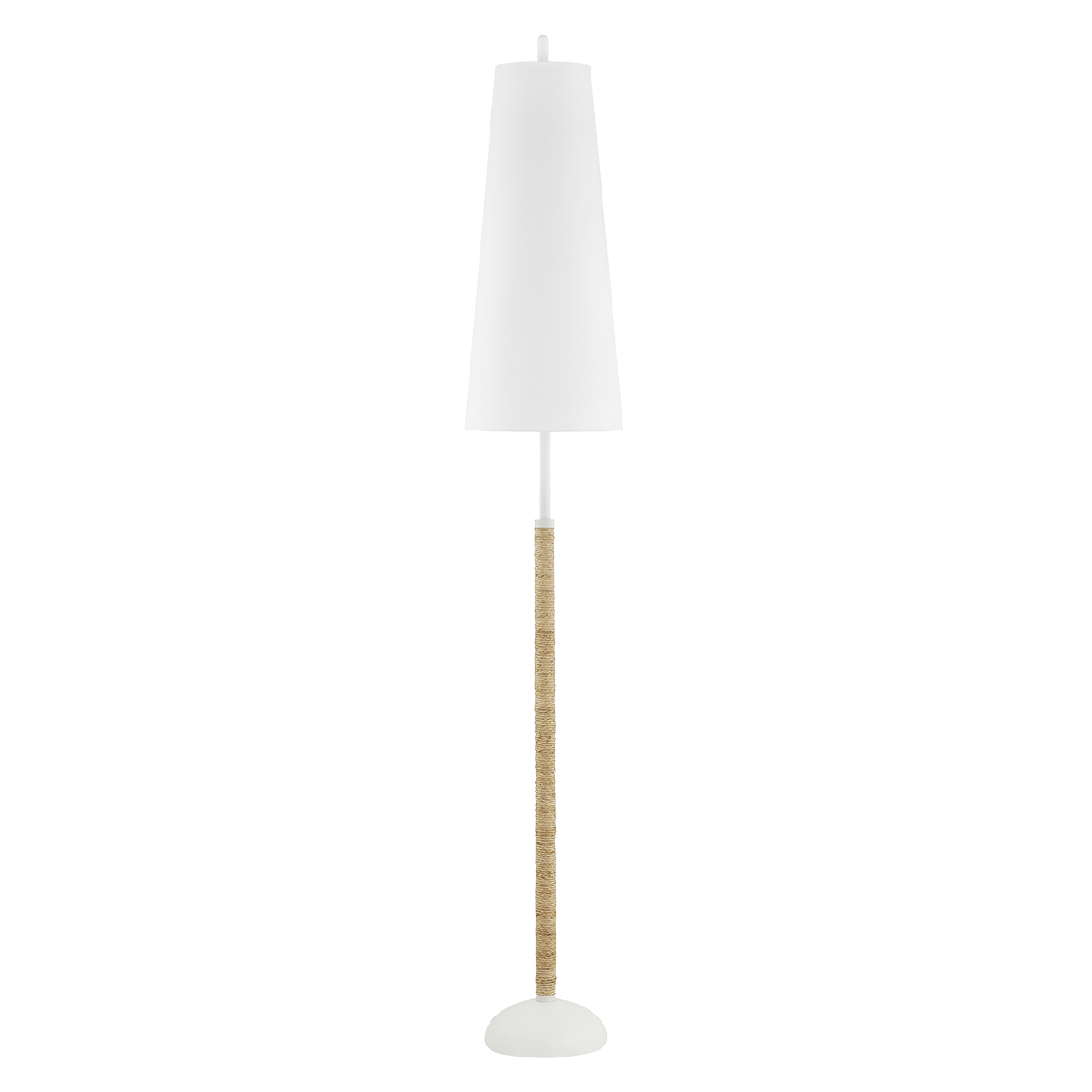 Mariana Floor Lamp in TEXTURED WHITE Finish