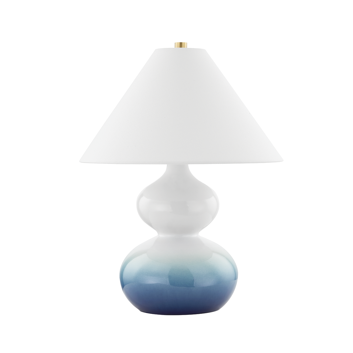 AIMEE Table Lamp in Aged Brass Finish