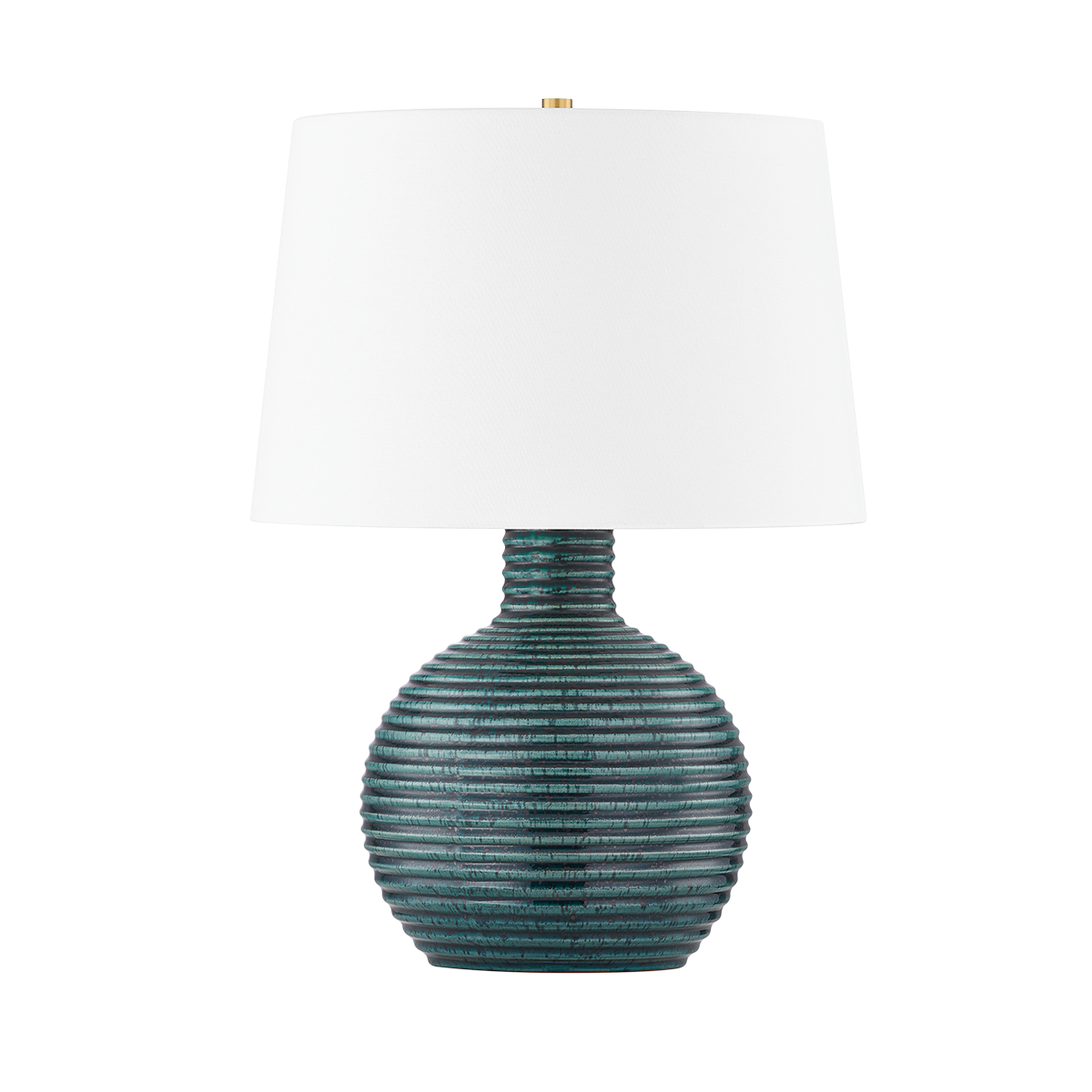 SARA Table Lamp in Aged Brass Finish