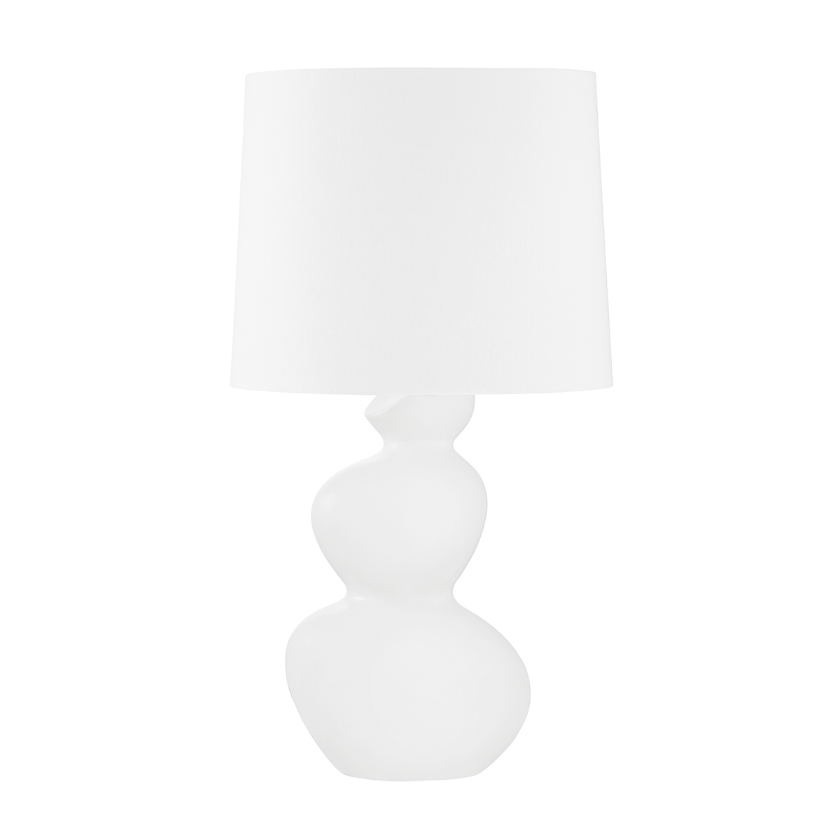 Kingsley Table Lamp with AGED BRASS/CERAMIC SATIN WHITE Finish