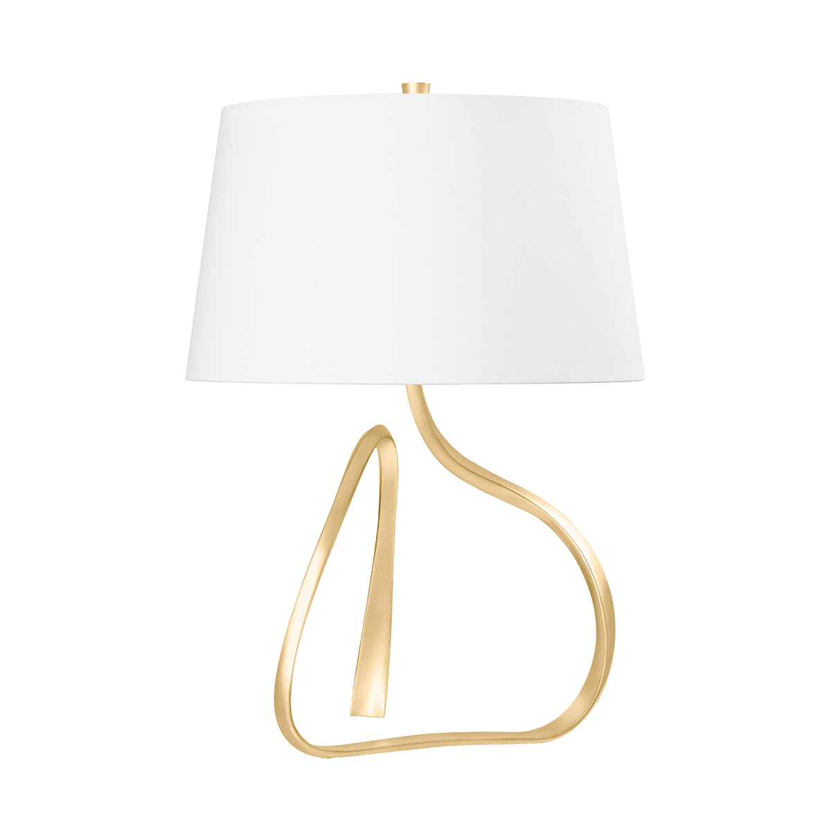 Tharold Table Lamp with Vintage Gold Leaf Finish