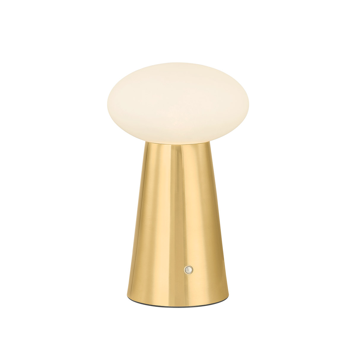 CASHEL Rechargeable Table Lamp with AGED BRASS Finish