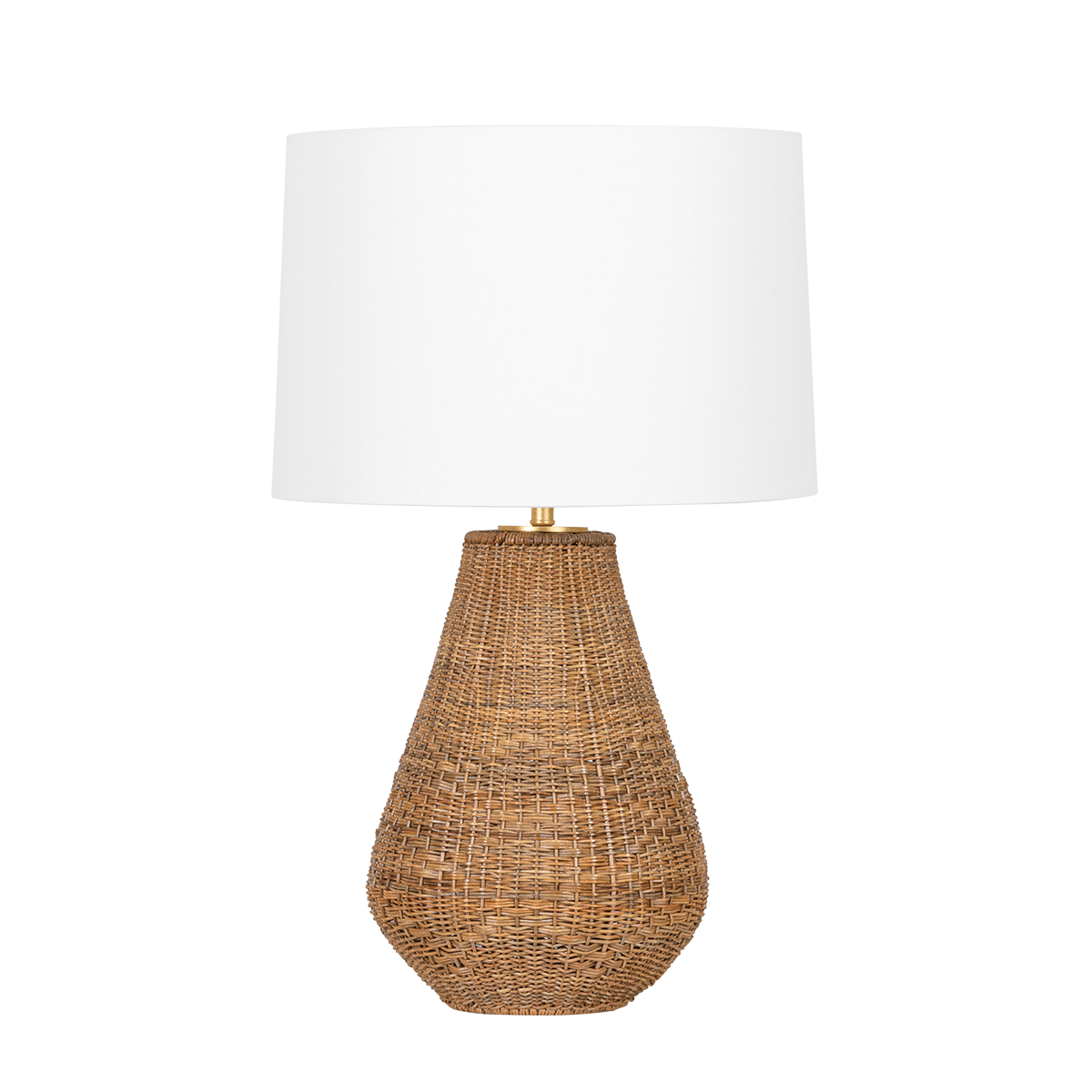 EASTBRIDGE TABLE LAMP with VINTAGE GOLD LEAF Finish