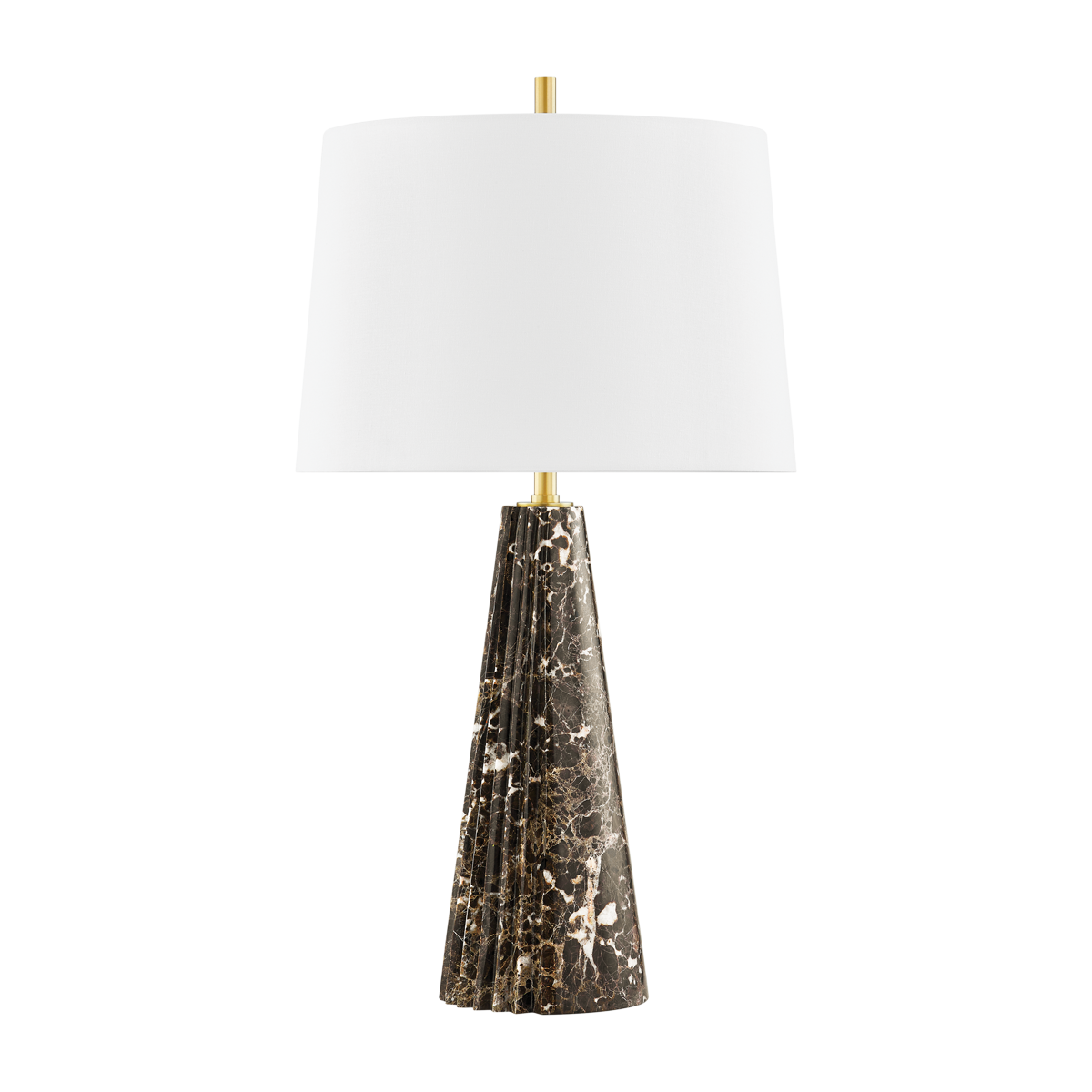 FANNY Table Lamp with Aged Brass Finish