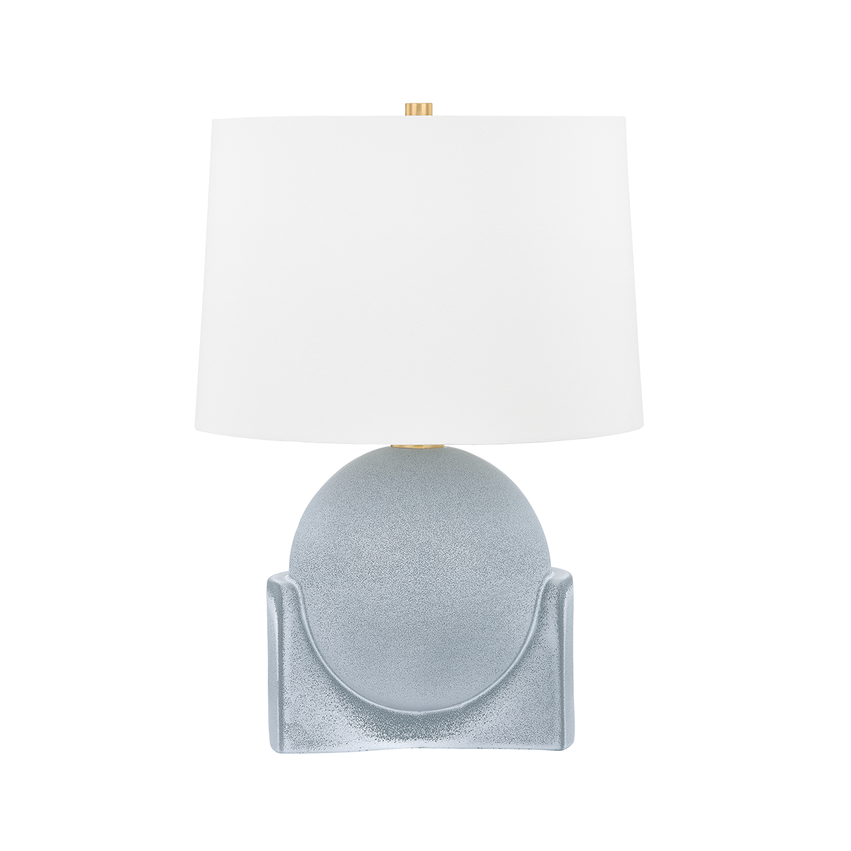 LEESTON Table Lamp with Aged Brass/Ceramic Reactive Slate Finish