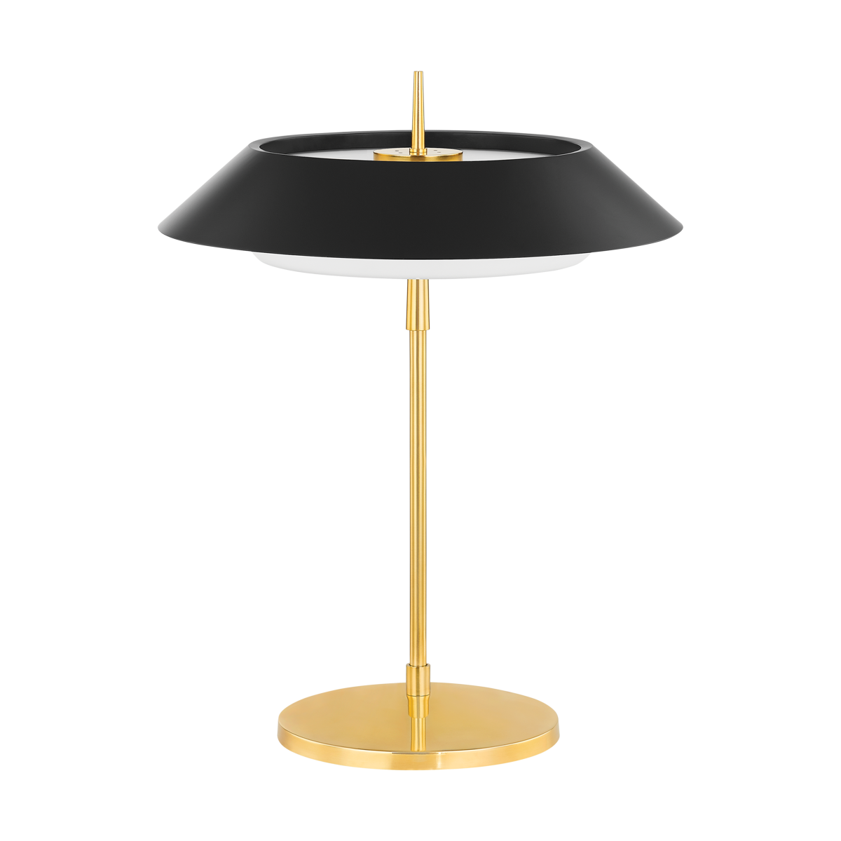 Westport Table Lamp with Aged Brass/soft Black Finish