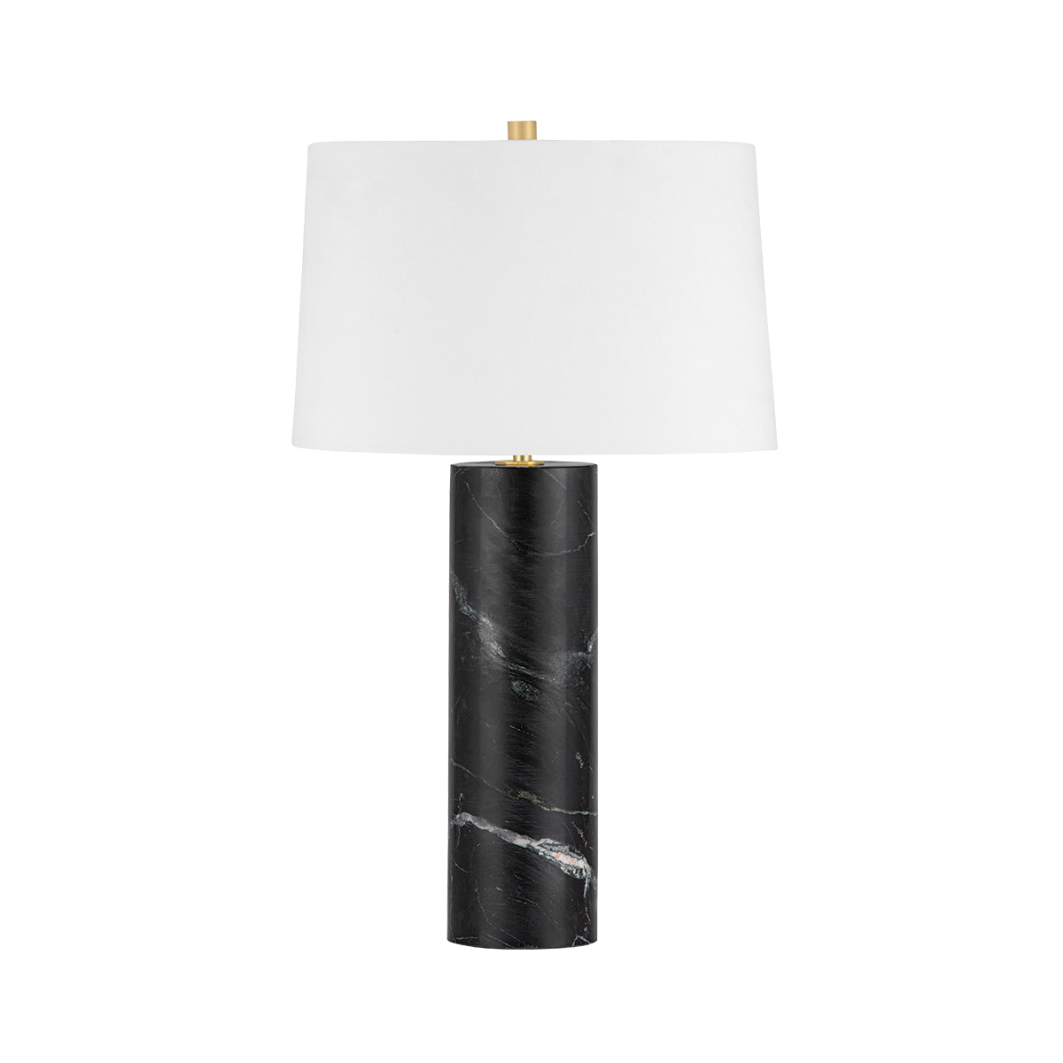 SPRAGUE Table Lamp with Aged Brass Finish