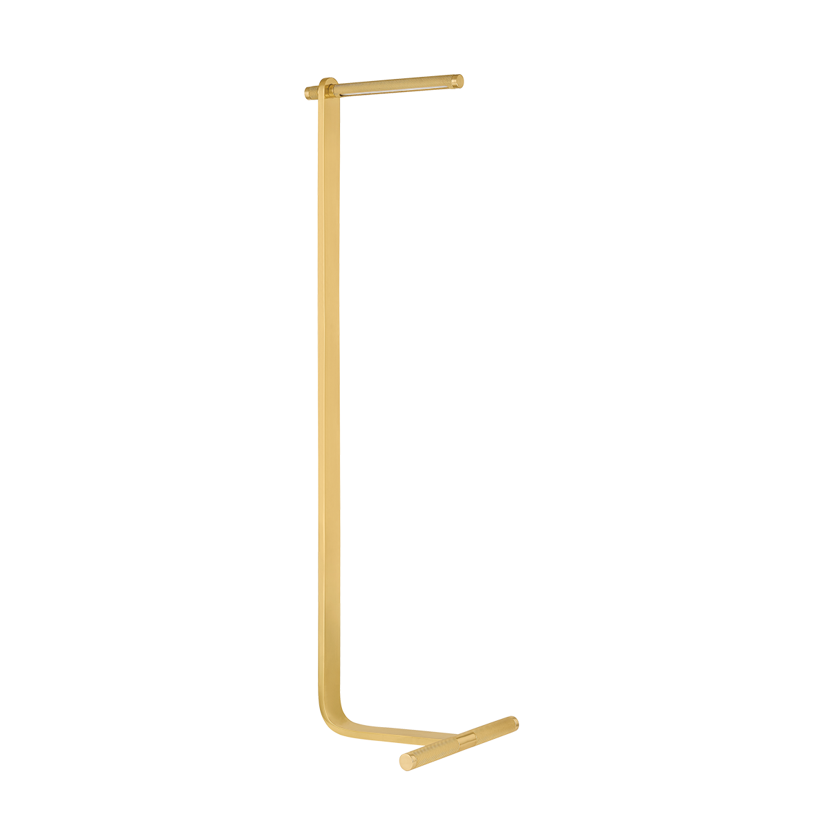 DEPTFORD Floor Lamp with Aged Brass Finish