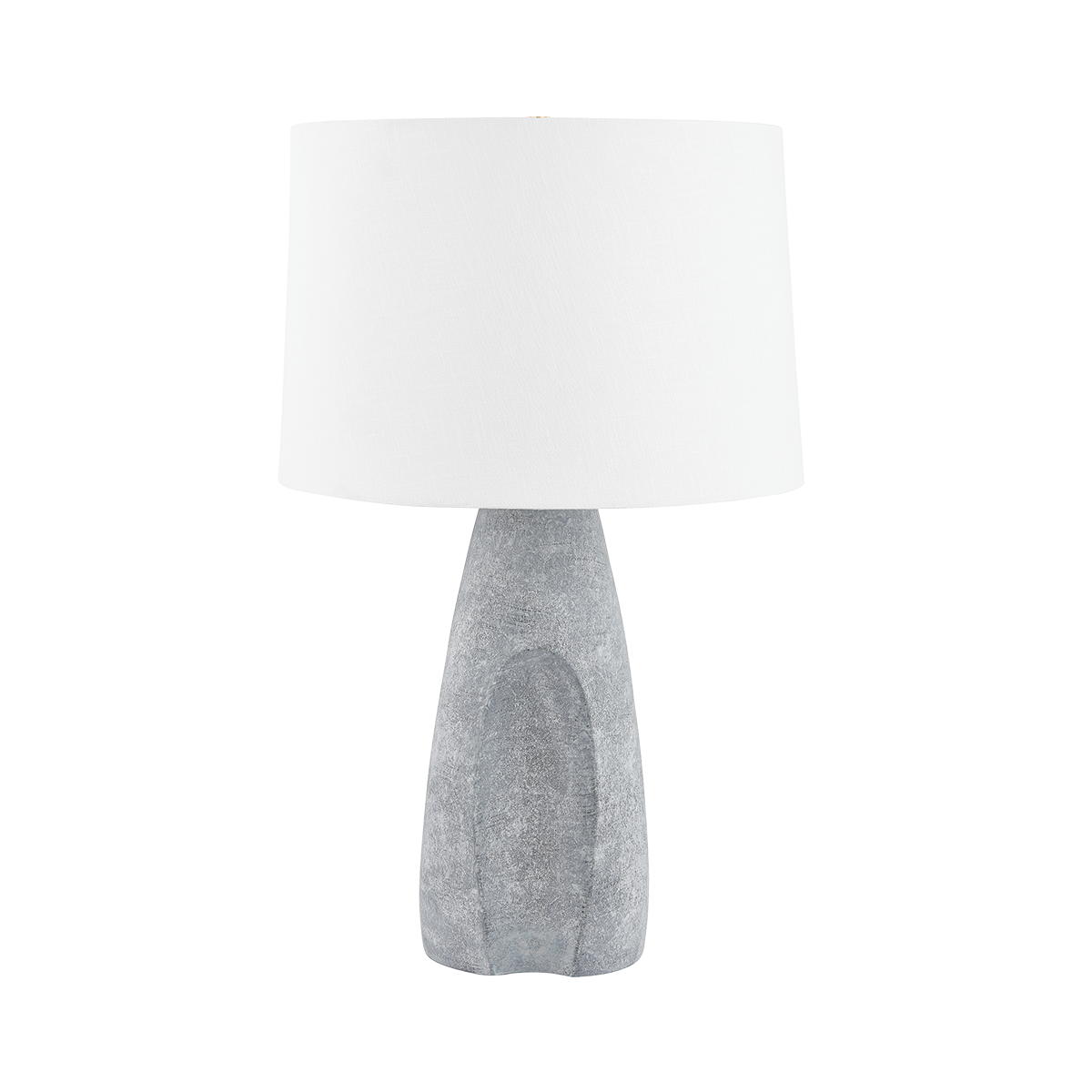 HACKENSACK Table Lamp with Aged Brass/Ceramic Stonewash Finish