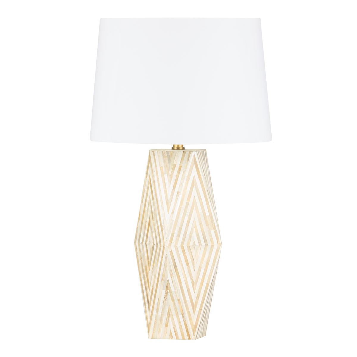SYRACUSE Table Lamp with Aged Brass Finish