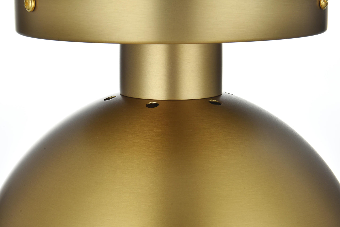 Eclipse 8 Inch Flush Mount Clear Shade in Chrome