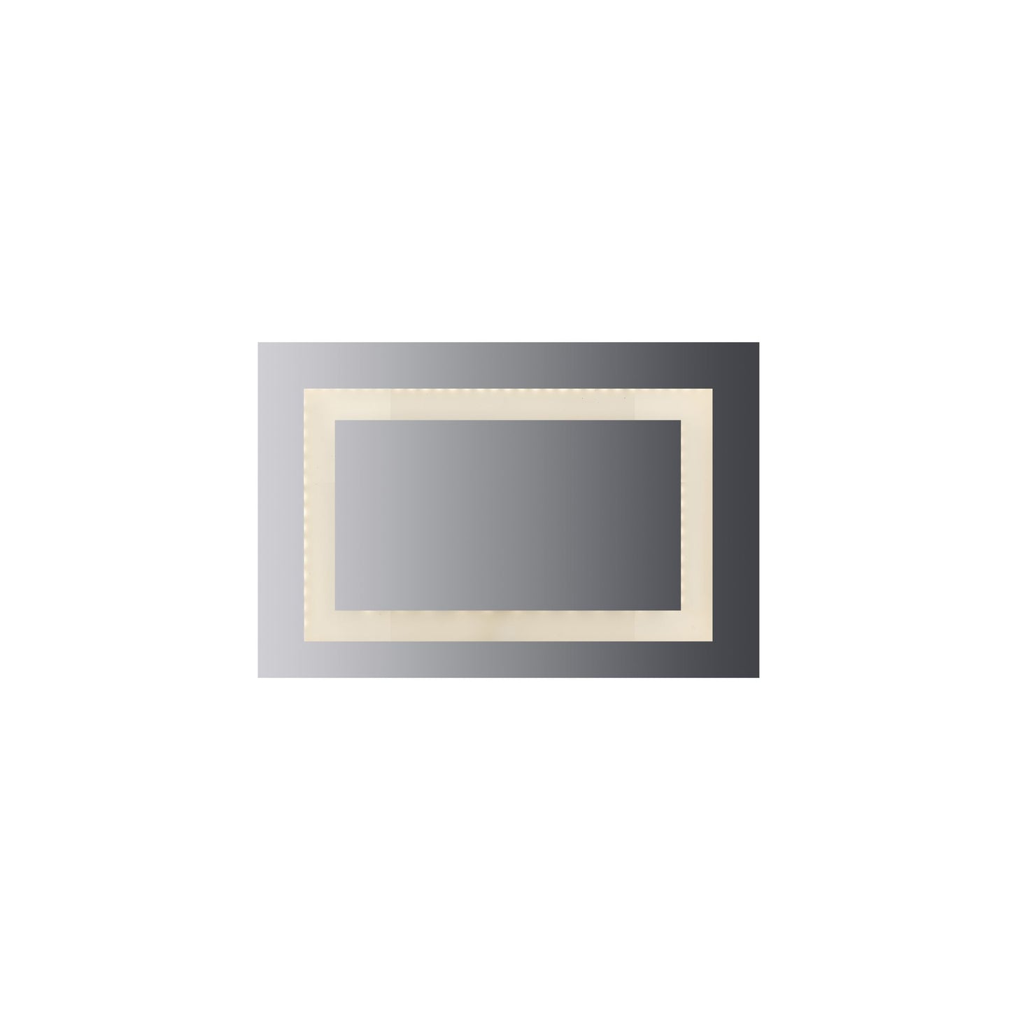 Led Wall 4 Sided Inset Style Mirror