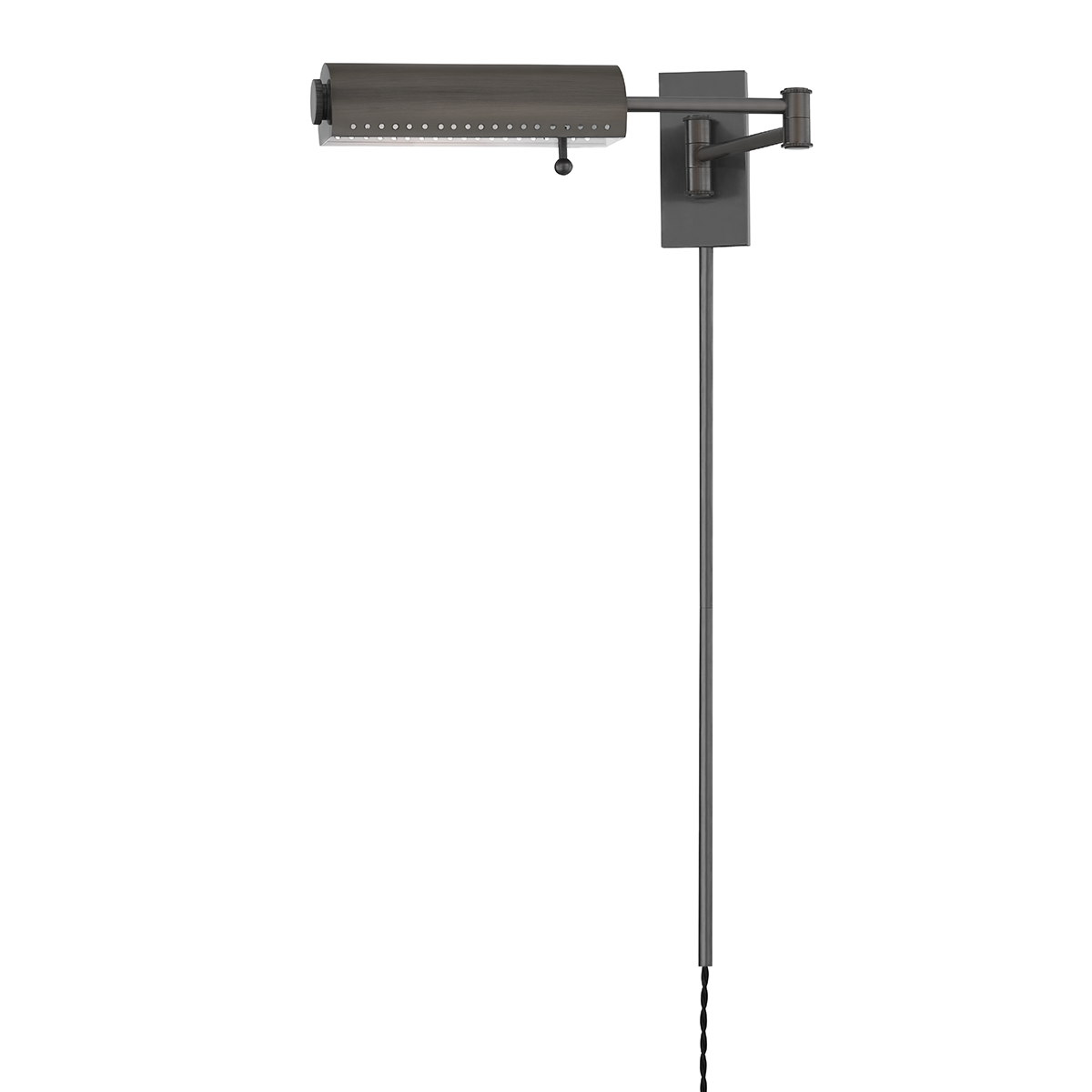 Hampshire Plug-in Sconce with Distressed Bronze Finish