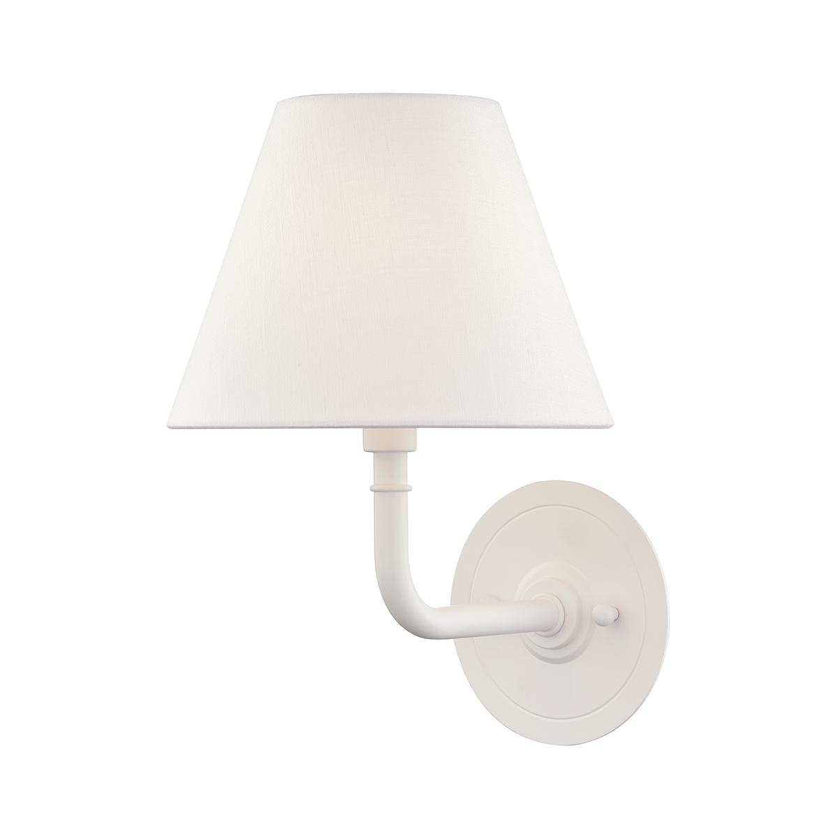 Signature No.1 Wall Sconce with White Finish