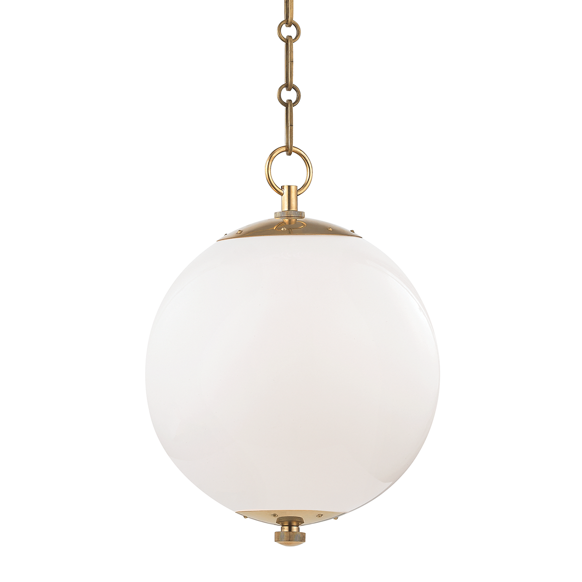 Sphere No.1 Pendant with Aged Brass Finish