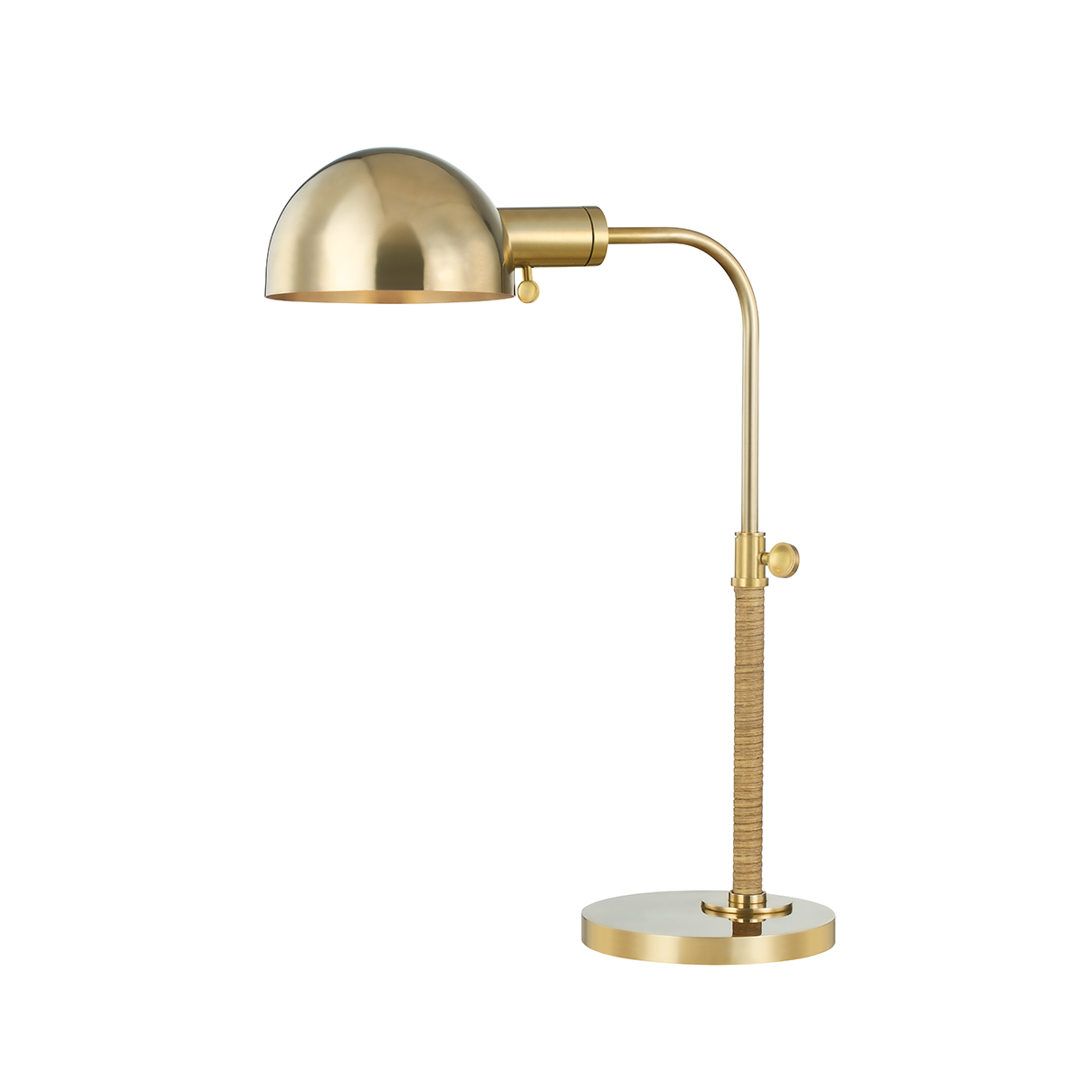 Devon Table Lamp with Aged Brass Finish