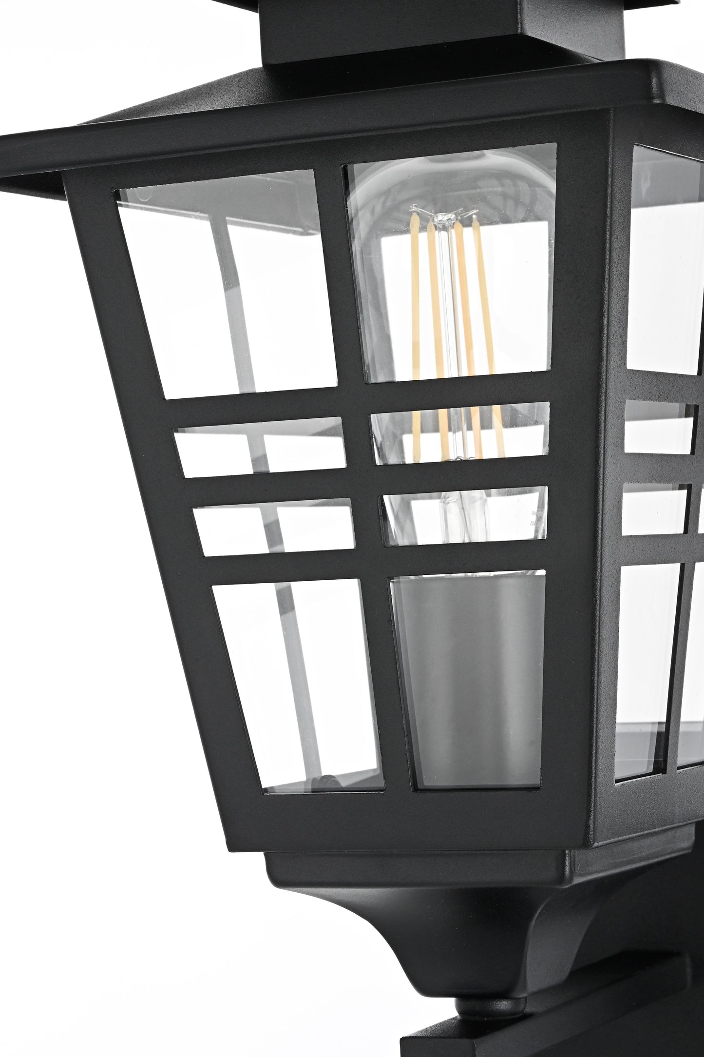 Macon 7 Inch Outdoor Wall Sconce in Black