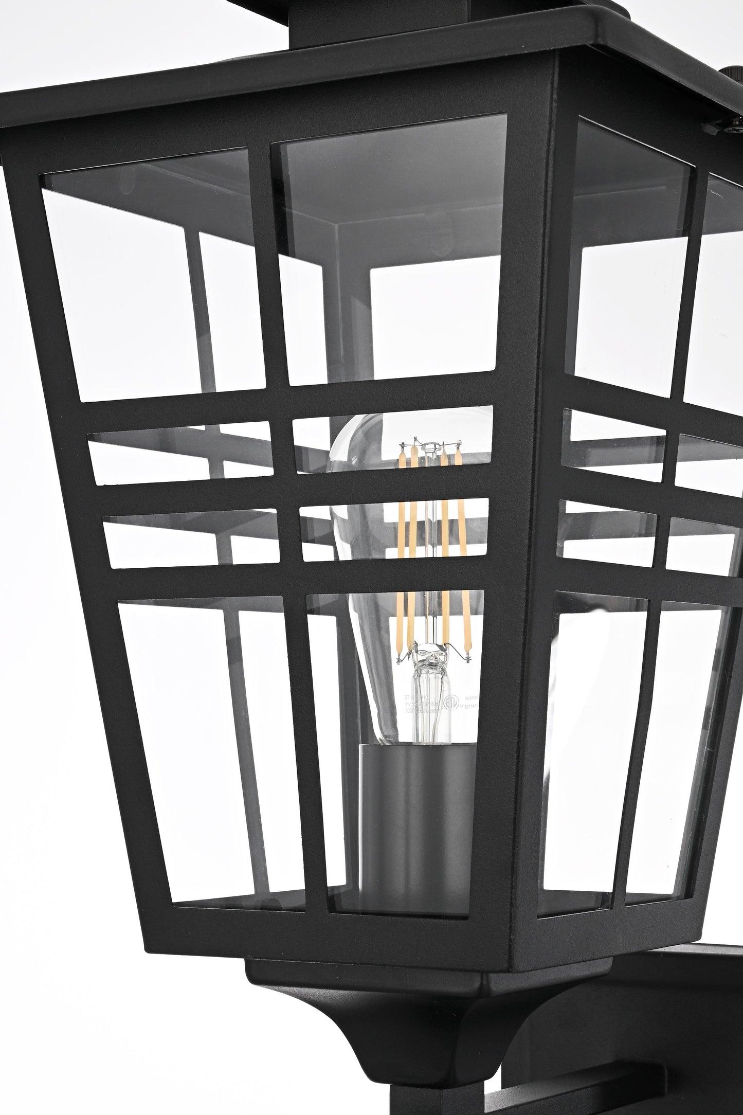 Macon 8.5 inch Outdoor Wall sconce in Black