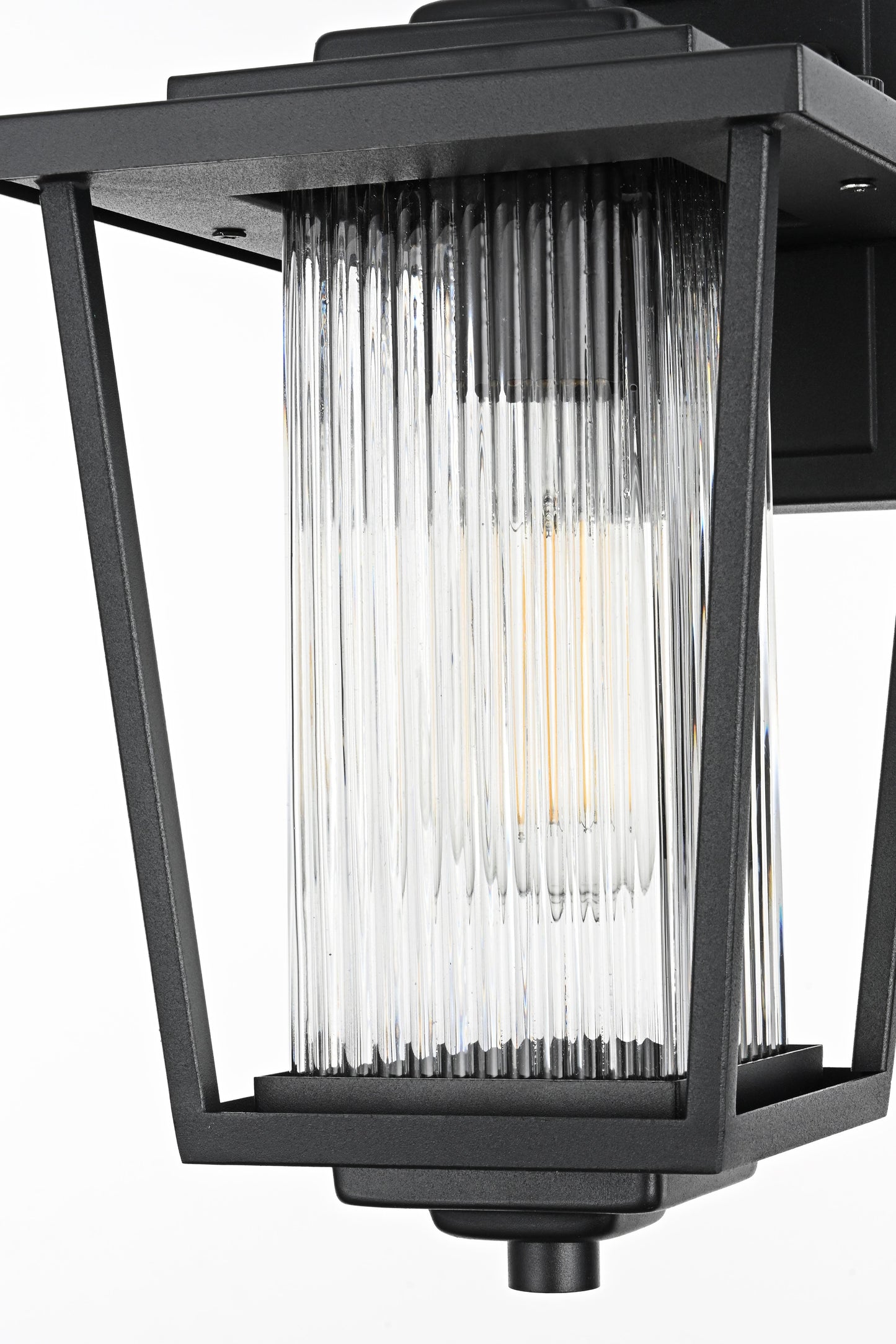 York 6.5 Inch Outdoor Wall Sconce in Black