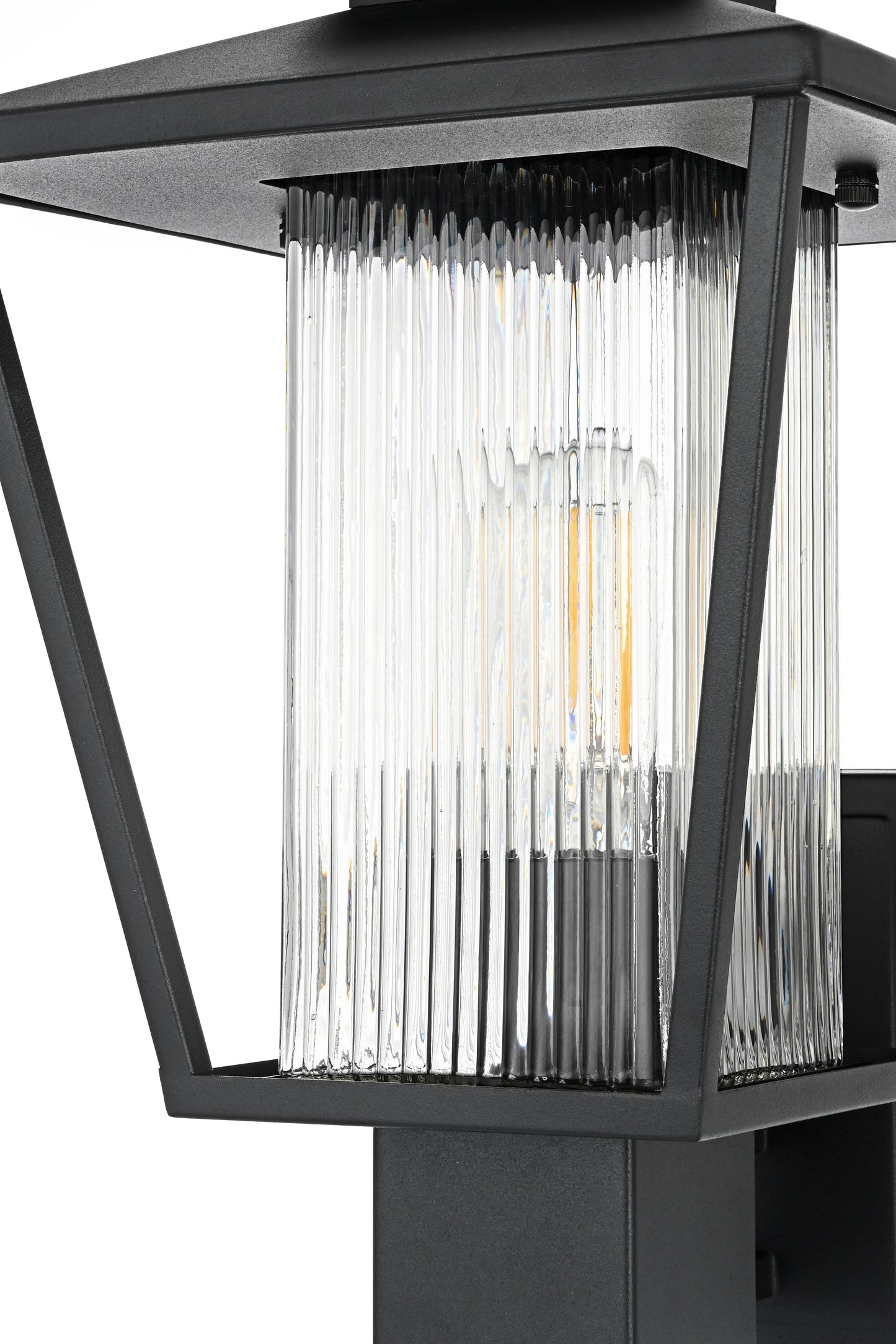 Gaul 10 Inch Outdoor Wall Sconce in Black