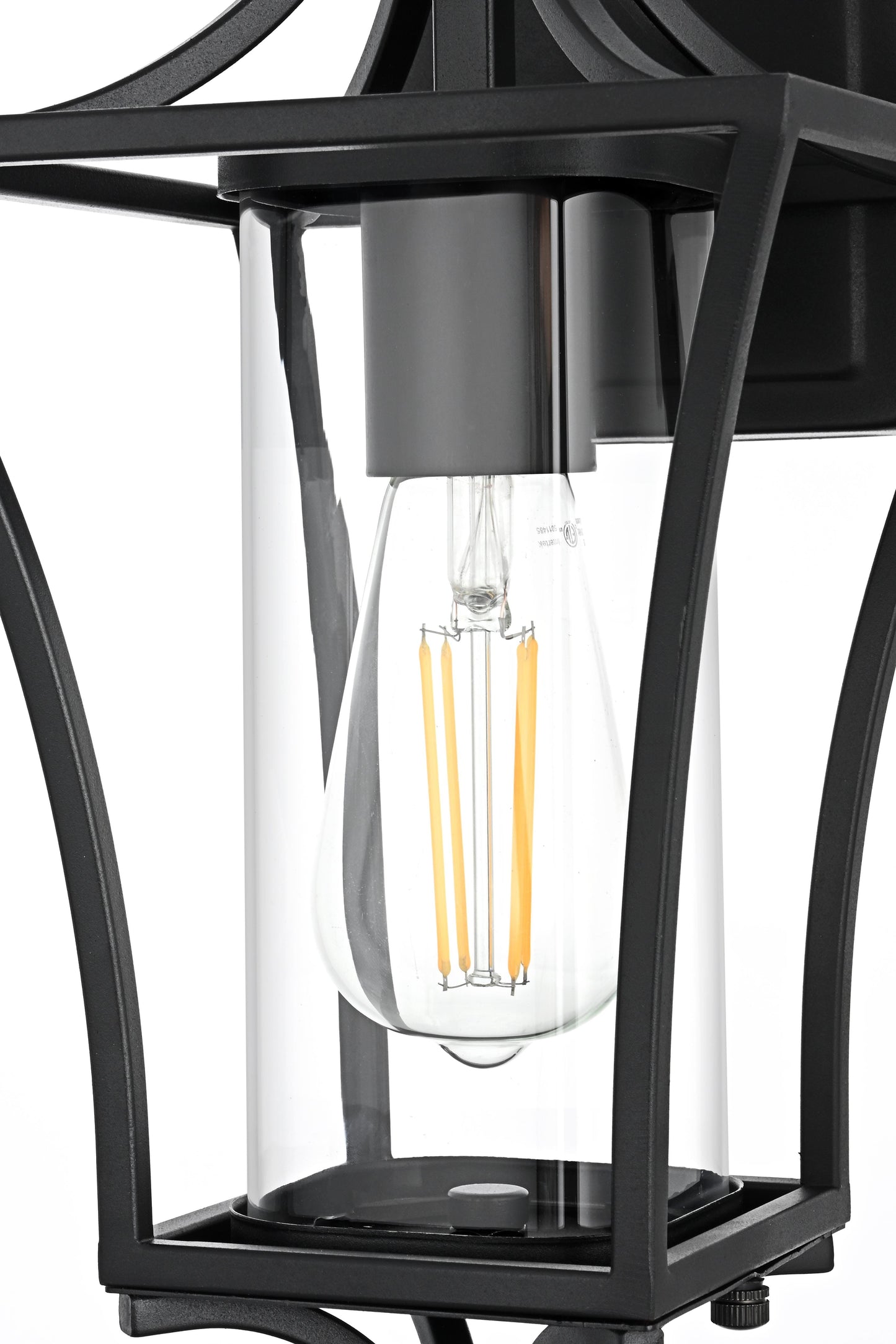 Belgrade 7 Inch Outdoor Wall Sconce in Black