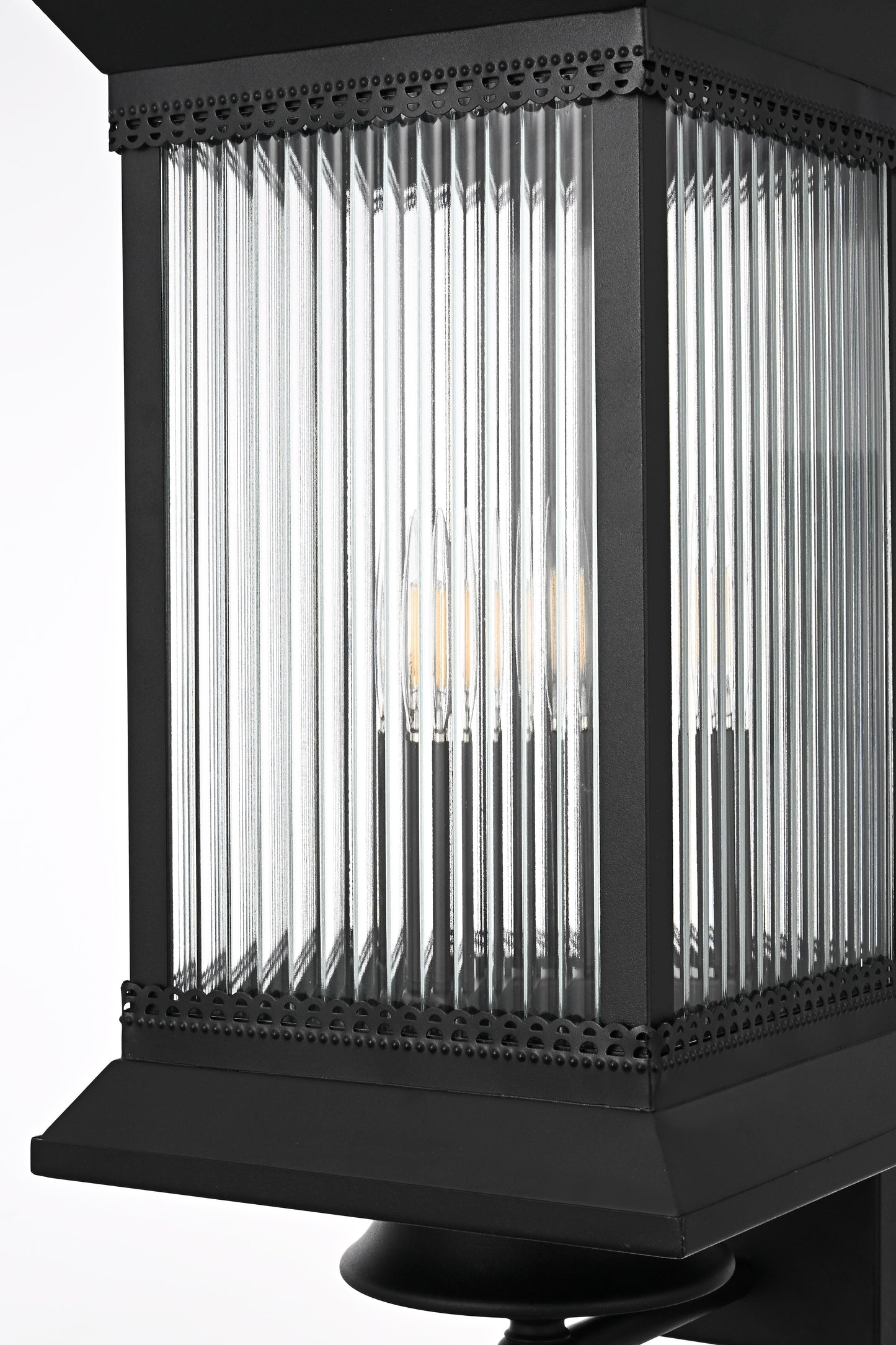 Collins 9.5 inch Outdoor Wall sconce in Black