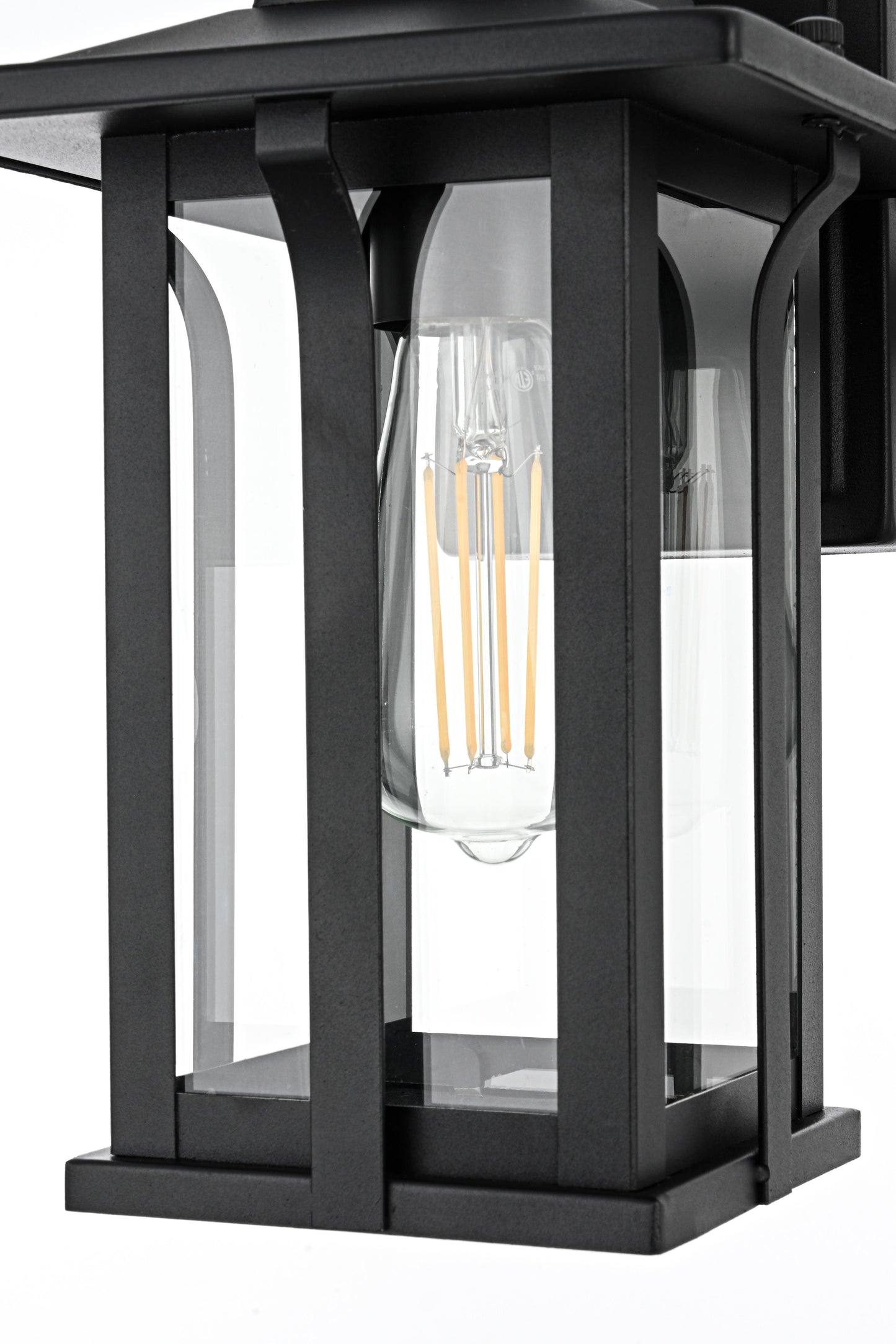 Thayer 7 Inch Outdoor Wall Sconce in Black