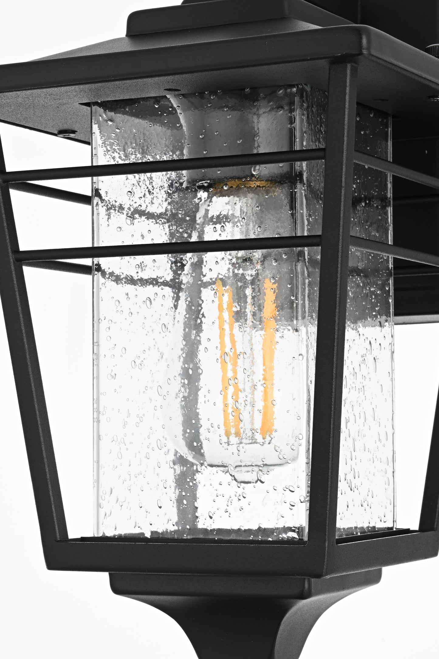 Croskey 7 Inch Outdoor Wall Sconce in Black