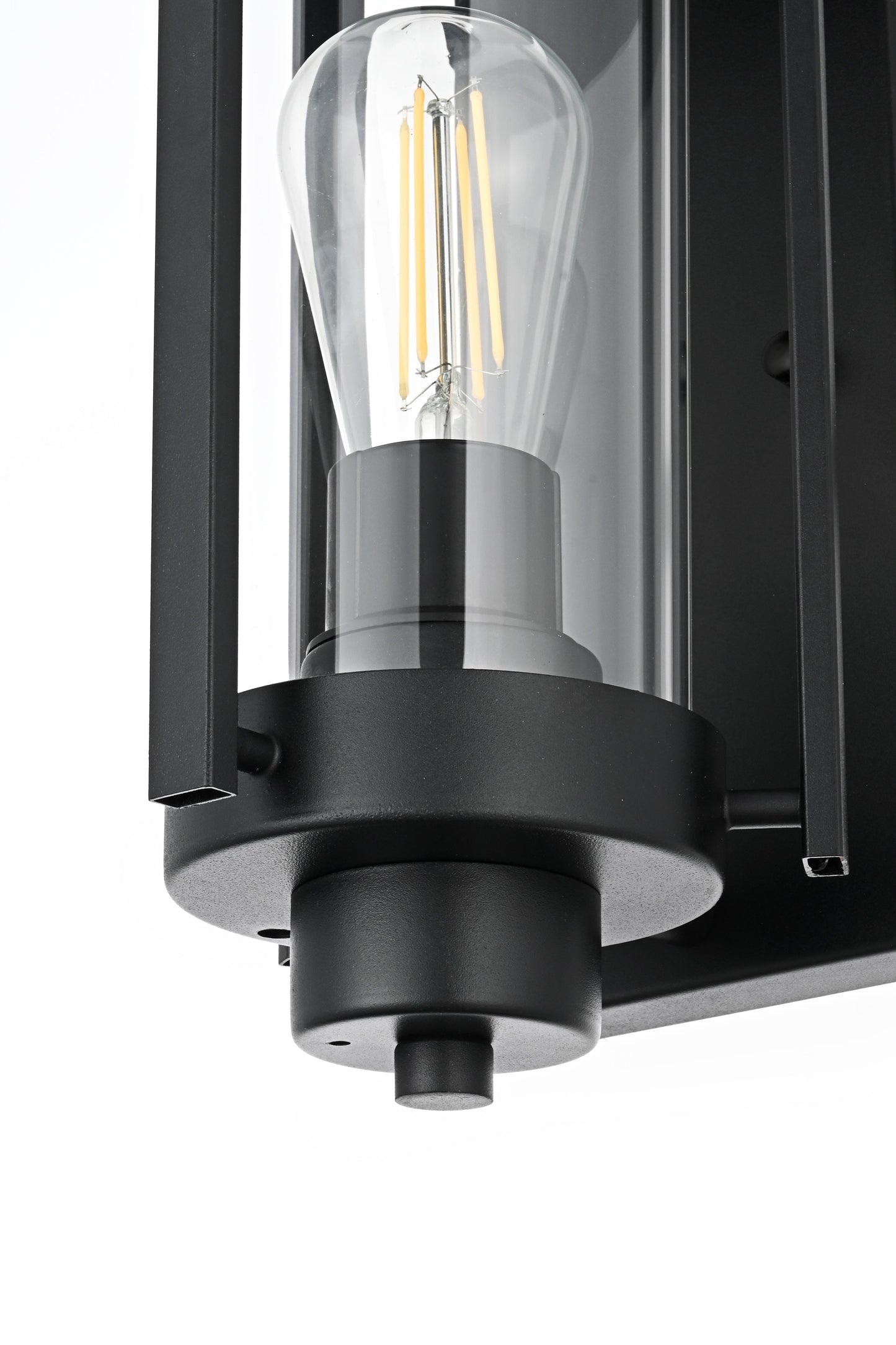 Bucknell 6.5 Inch Outdoor Wall Sconce in Black