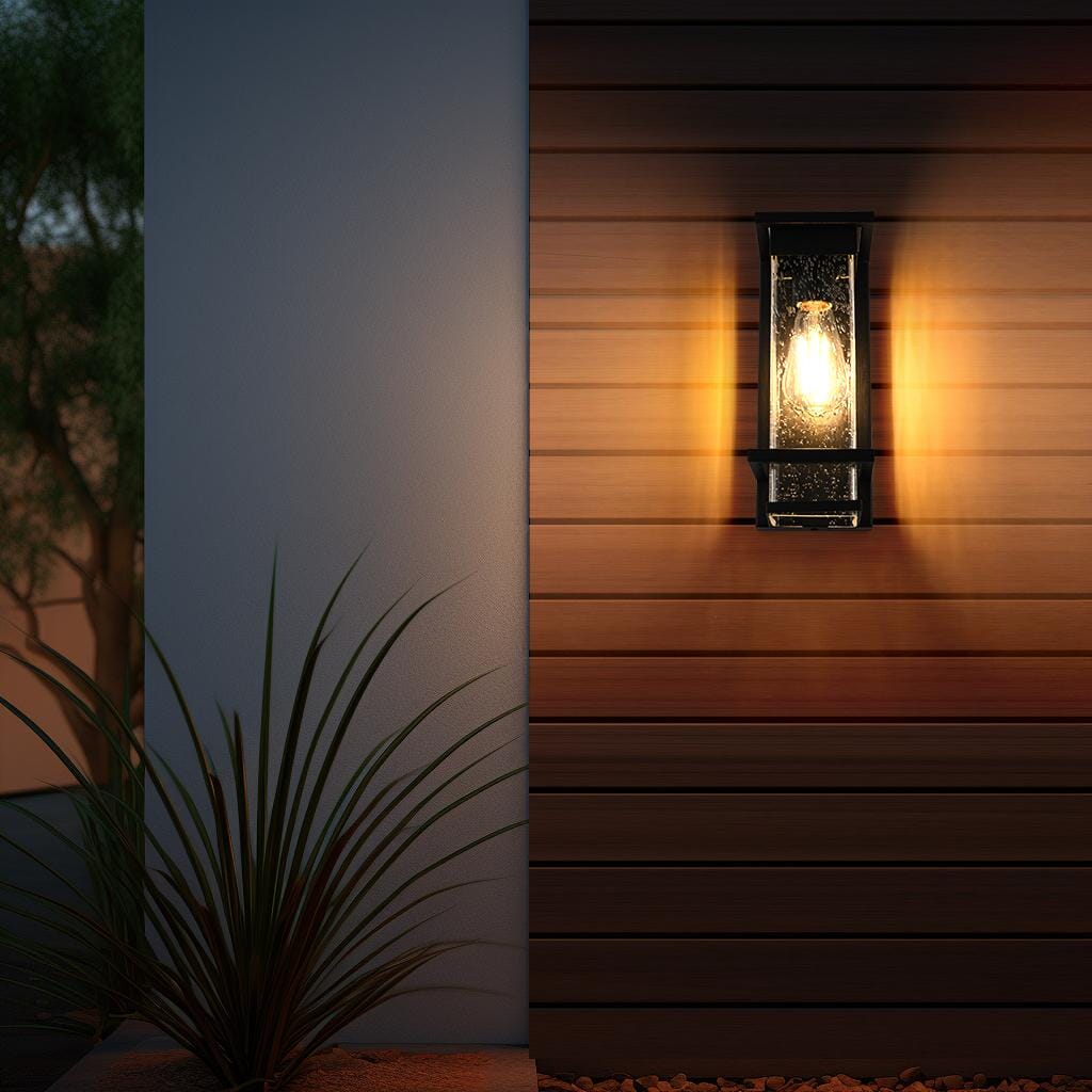 Harper 4.5 Inch Outdoor Wall Sconce in Black