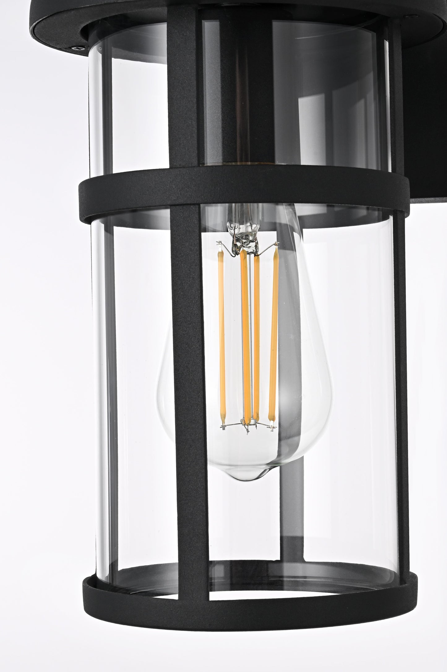 Henrik 6 inch Outdoor Wall Sconce in Black