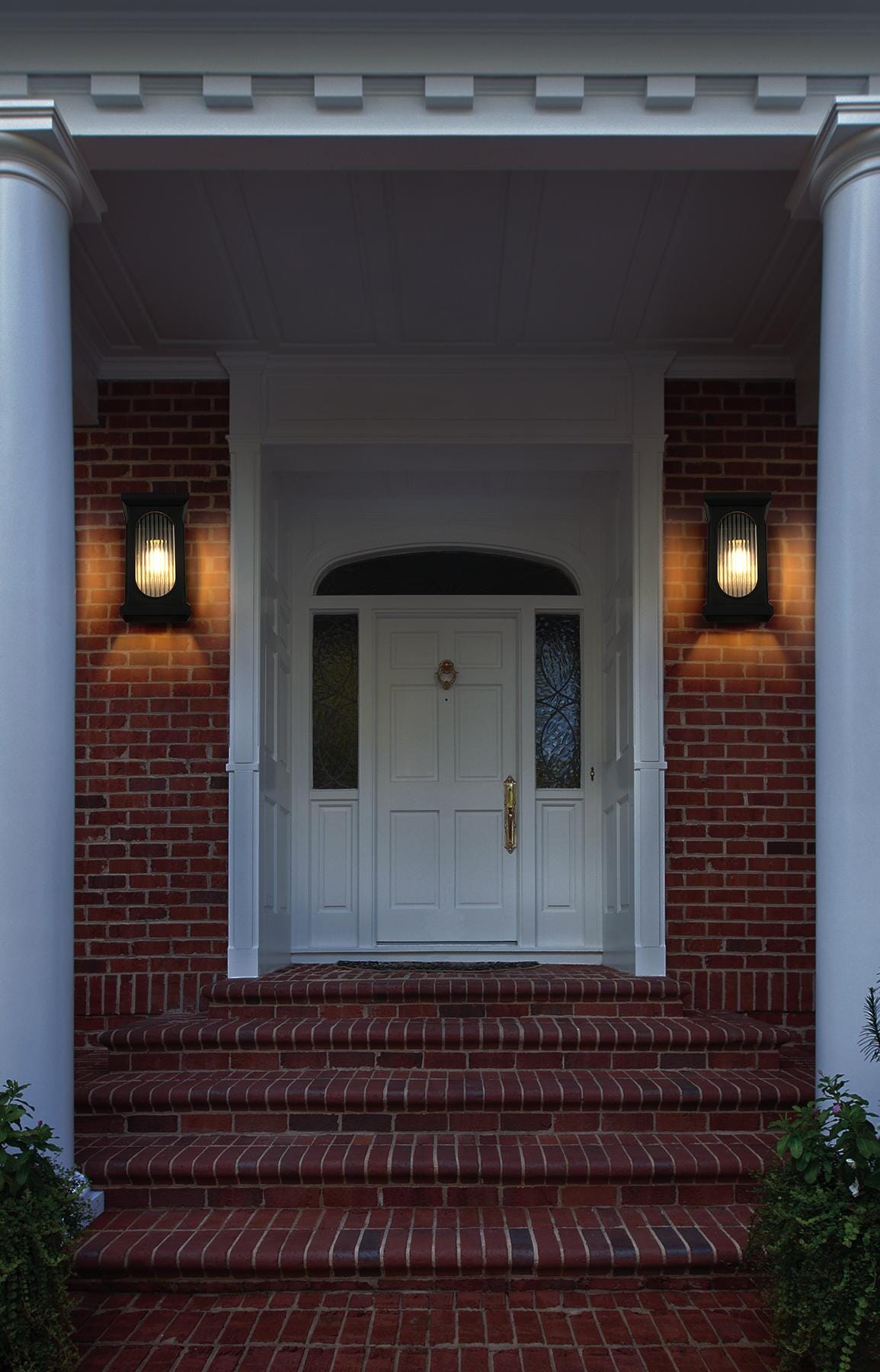 Neil 10 inch Outdoor Wall Sconce in Black