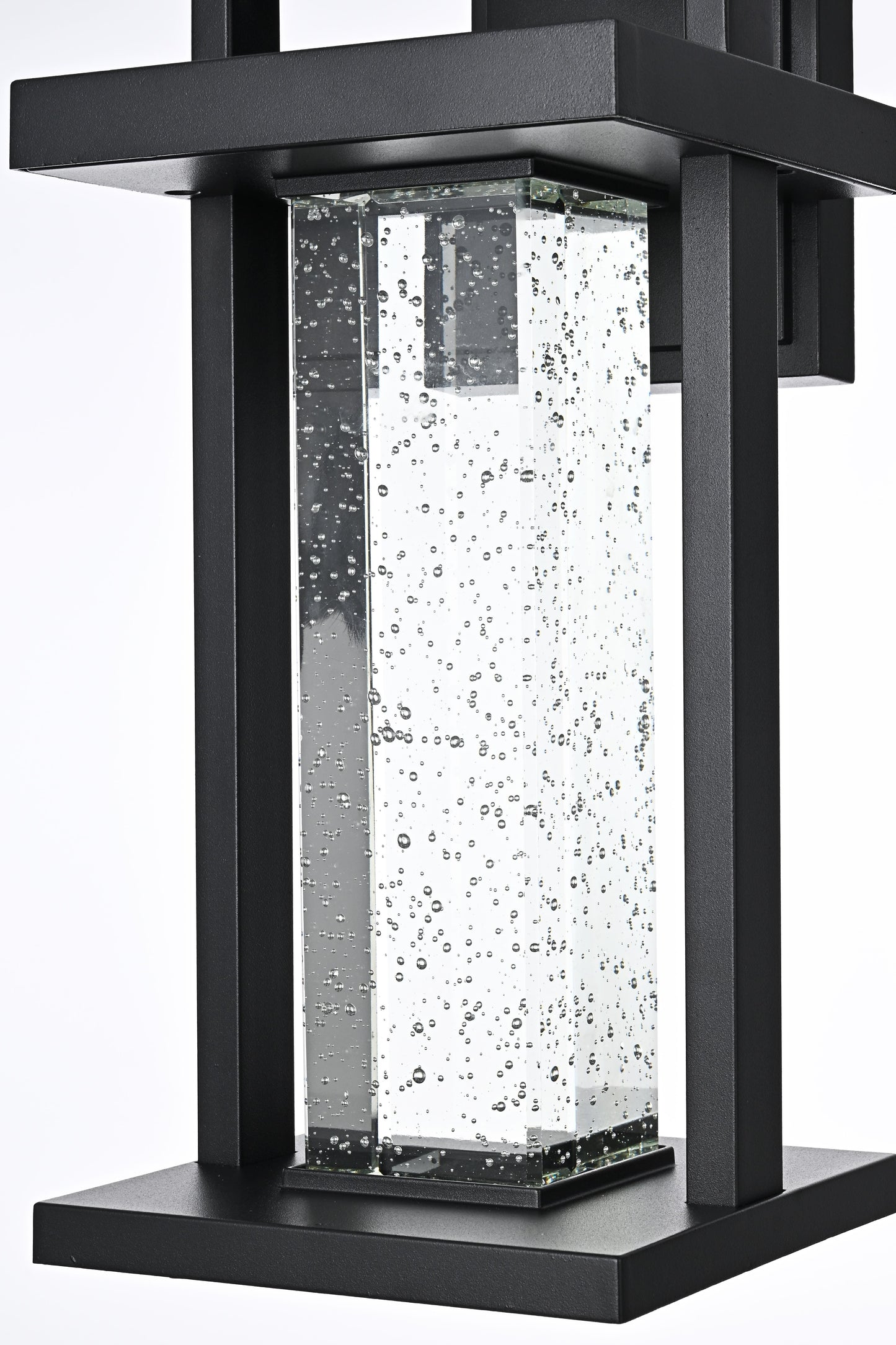 Uriah 16 inch LED Outdoor Wall sconce in Black