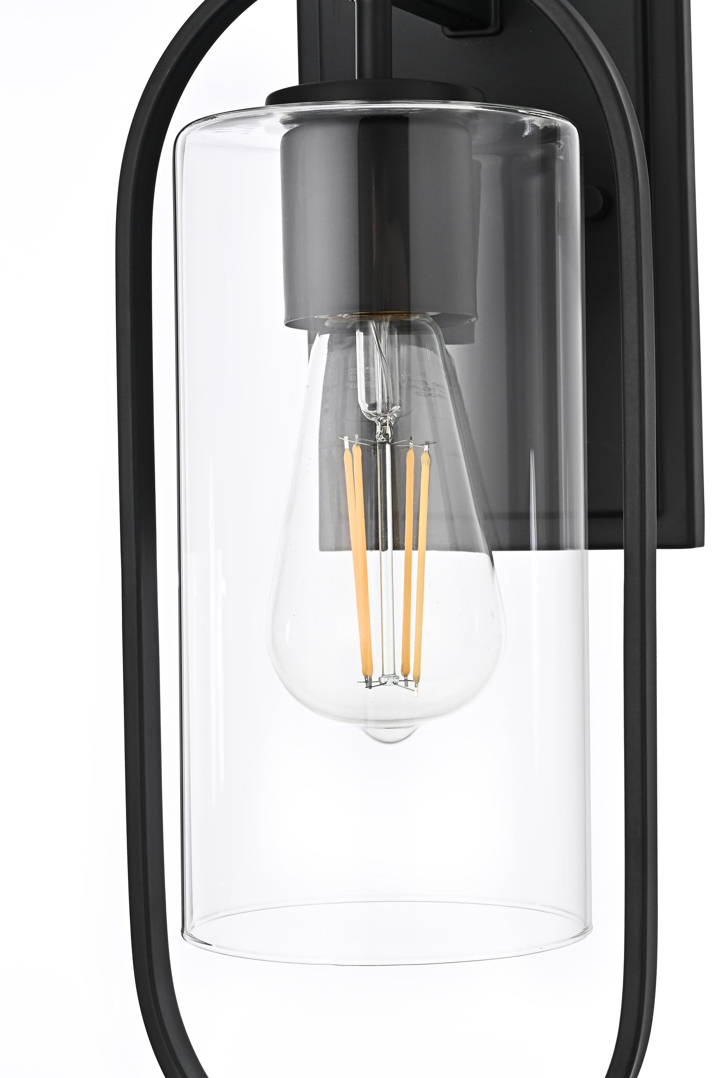 Jaxson 6 inch Outdoor Wall sconce in Black